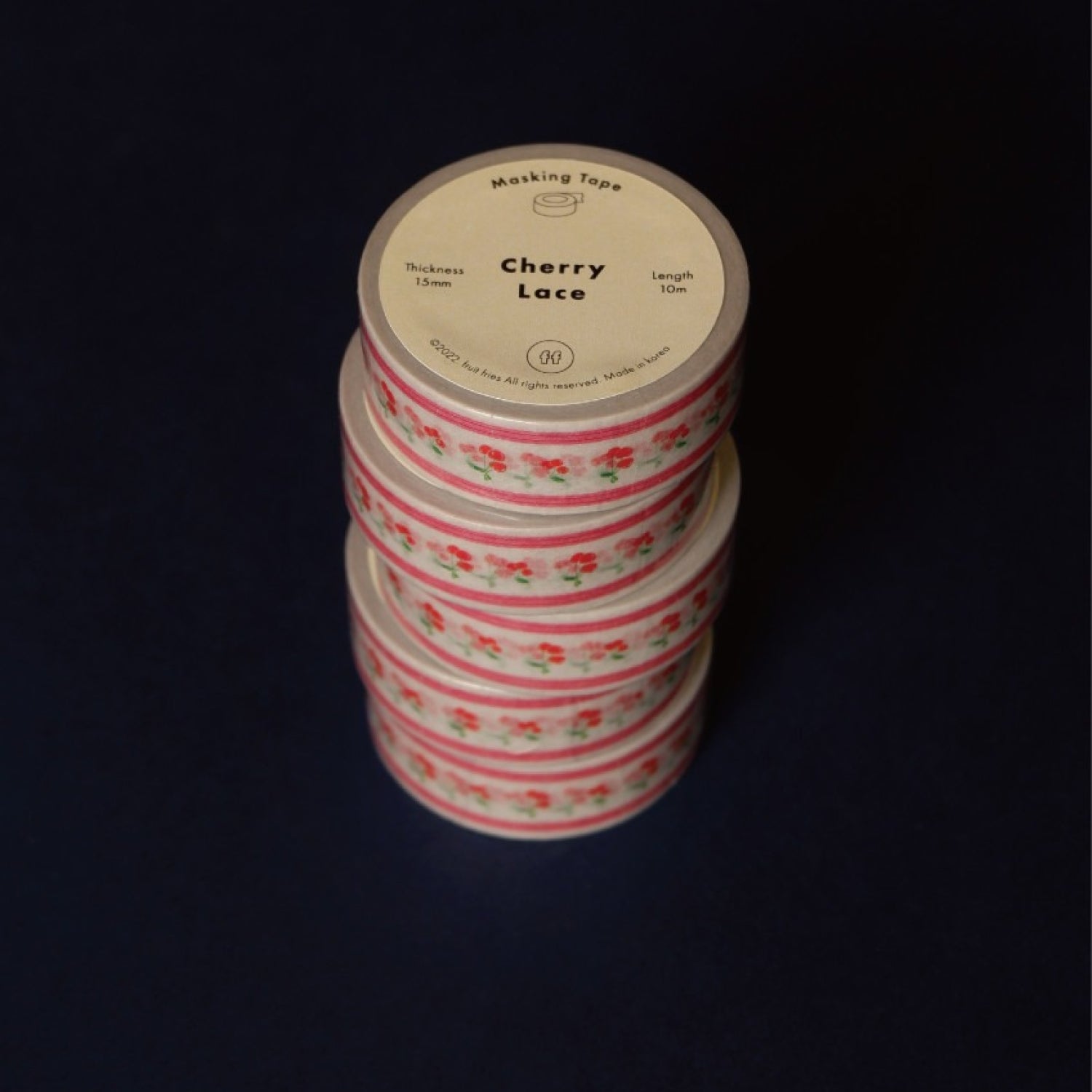 Fruit Fries Masking Tape – Cherry Lace