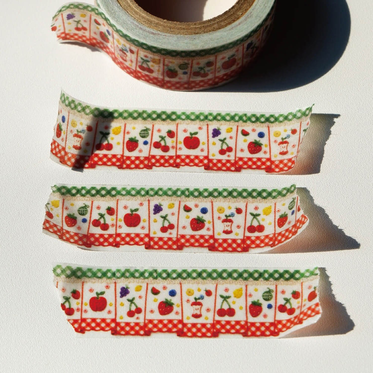 Fruit Fries Masking Tape – Cottage Kitchen Curtain