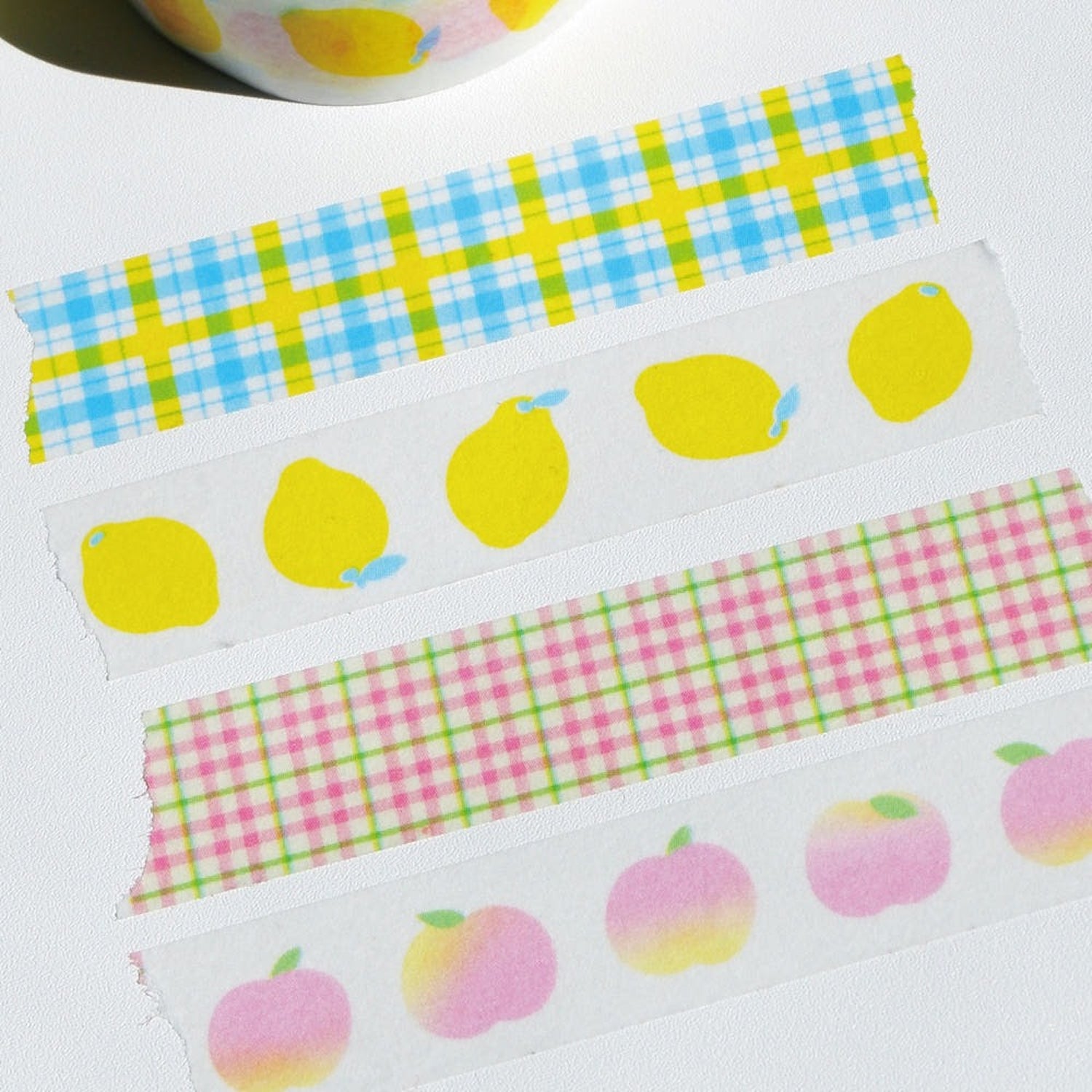 Fruit Fries Masking Tape – Lemon Peach Patterns
