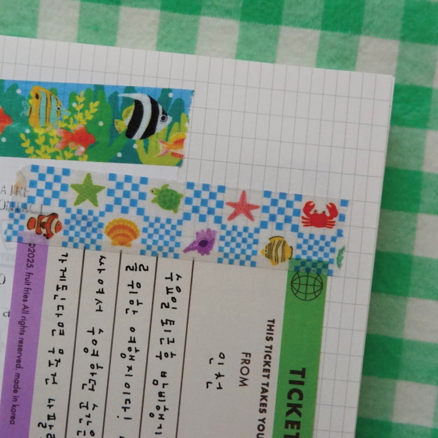 Fruit Fries Masking Tape – Ocean Patch