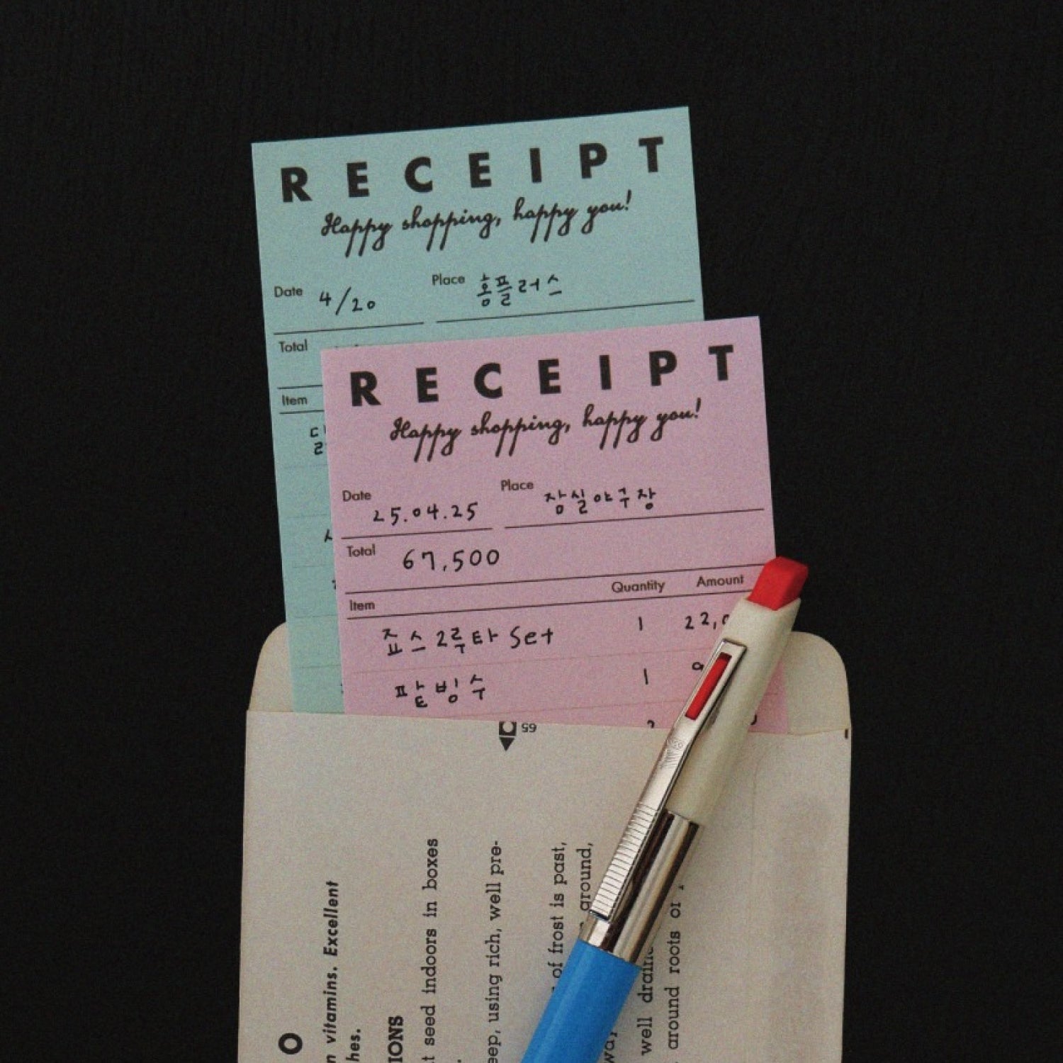 Fruit Fries Receipt Memo Pad