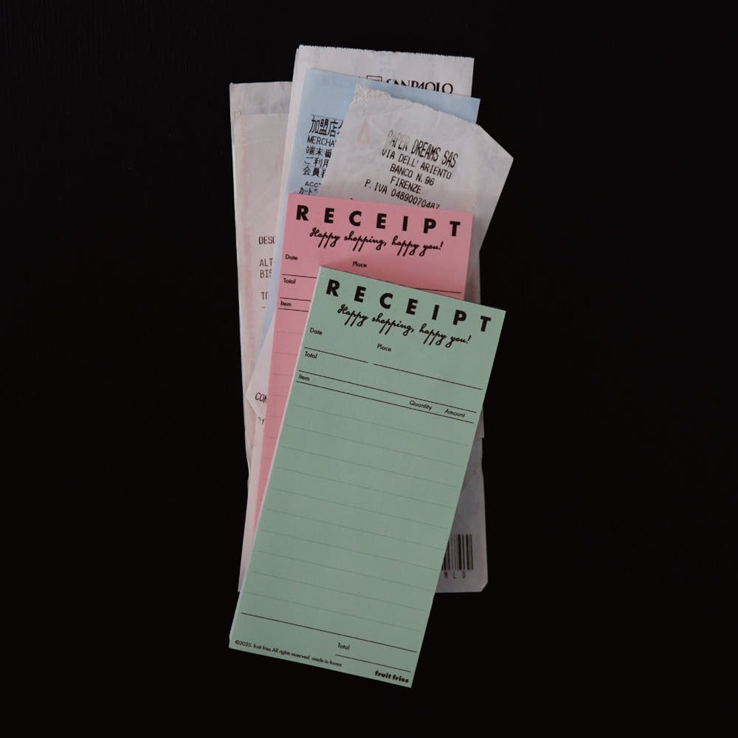 Fruit Fries Receipt Memo Pad