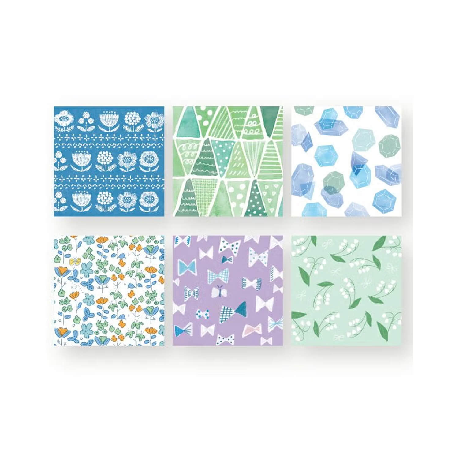 Furukawa Shiko Origami Small Box - Cool Colors
