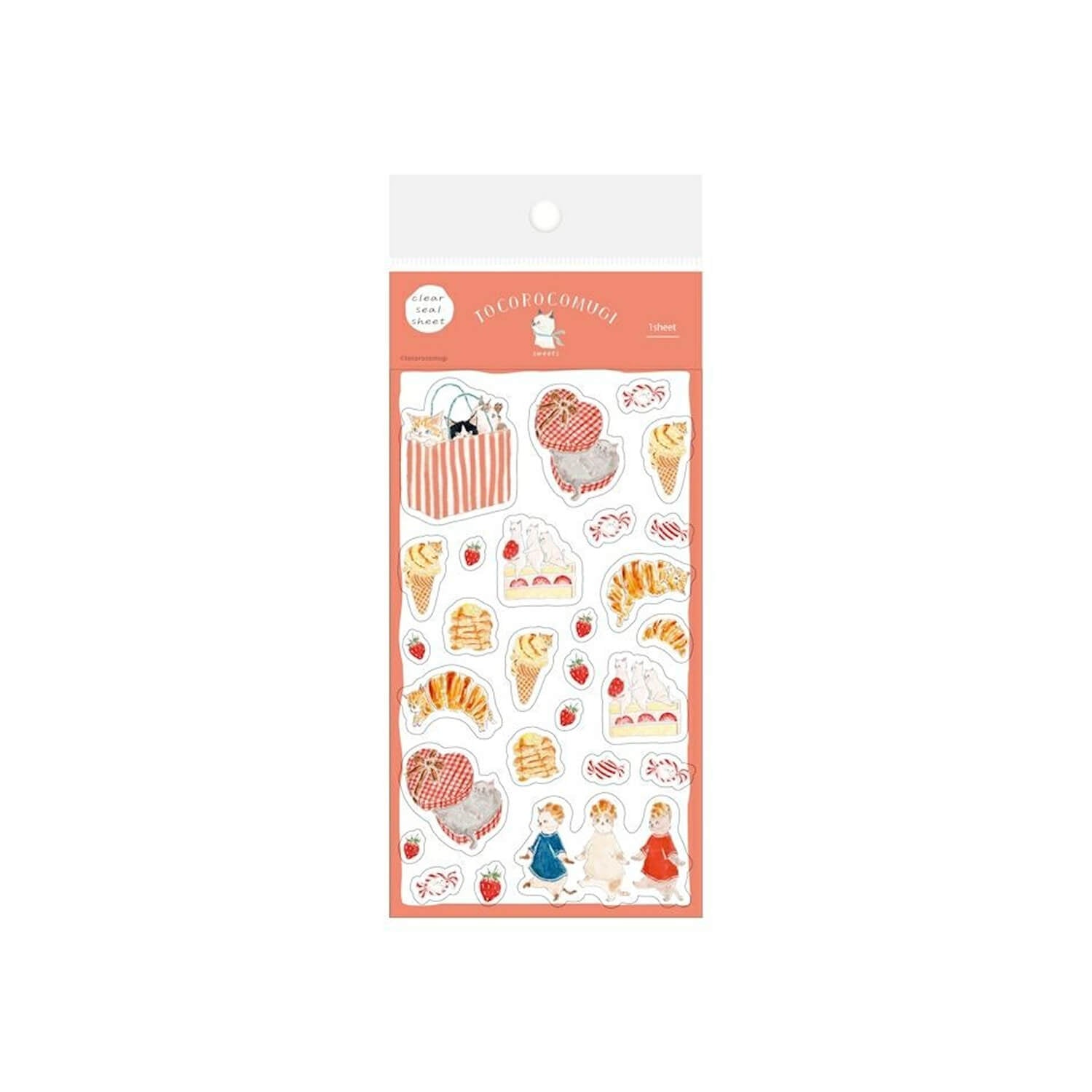 Furukawa Shiko x Tocoro Comugi Transparent Sticker Sheet – Sweets