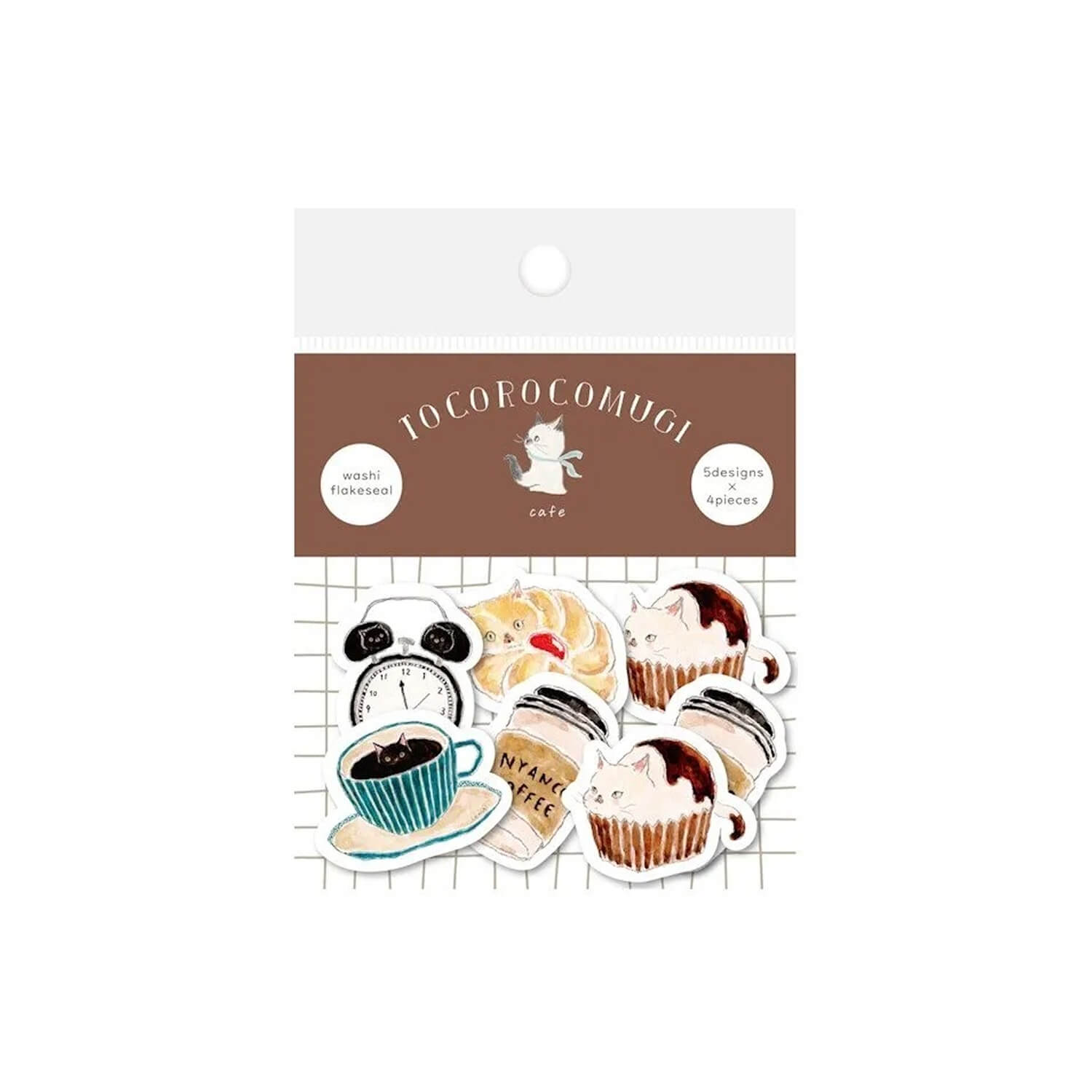 Furukawa Shiko x Tocoro Comugi Washi Flake Stickers – Cafe