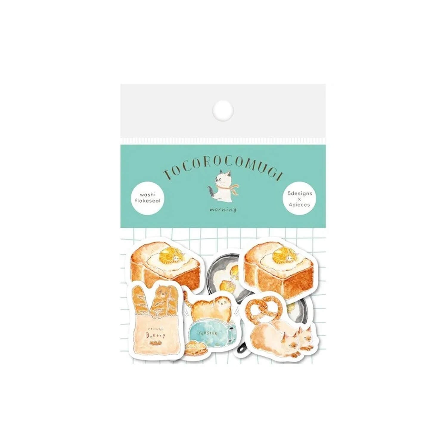 Furukawa Shiko x Tocoro Comugi Washi Flake Stickers – Morning