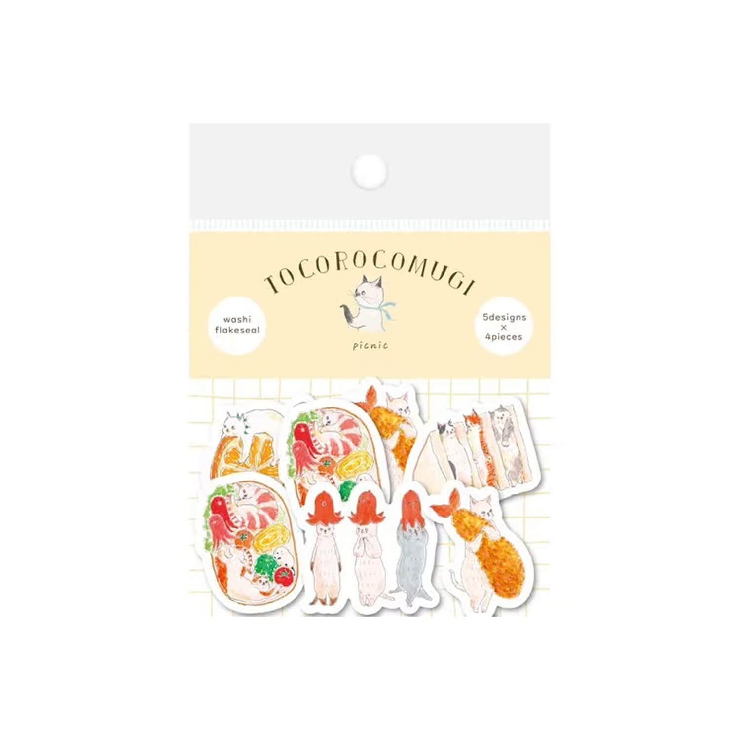 Furukawa Shiko x Tocoro Comugi Washi Flake Stickers – Picnic