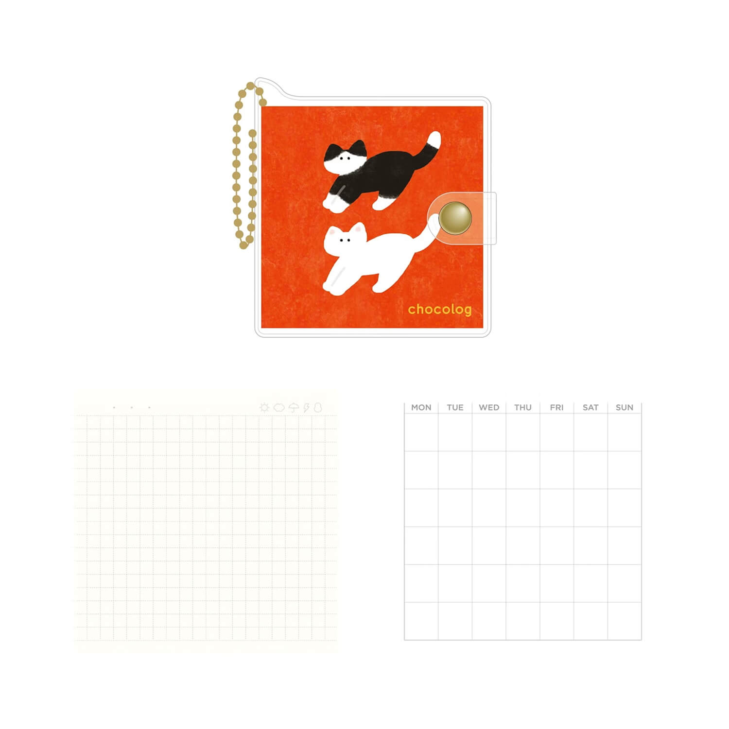 Furukawashiko ChocoLog Mini Notebook – Cat