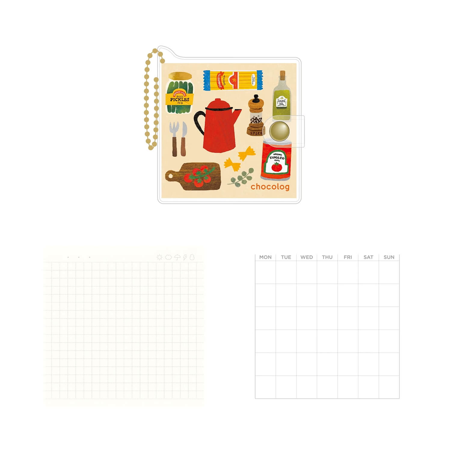 Furukawashiko ChocoLog Mini Notebook – Kitchen