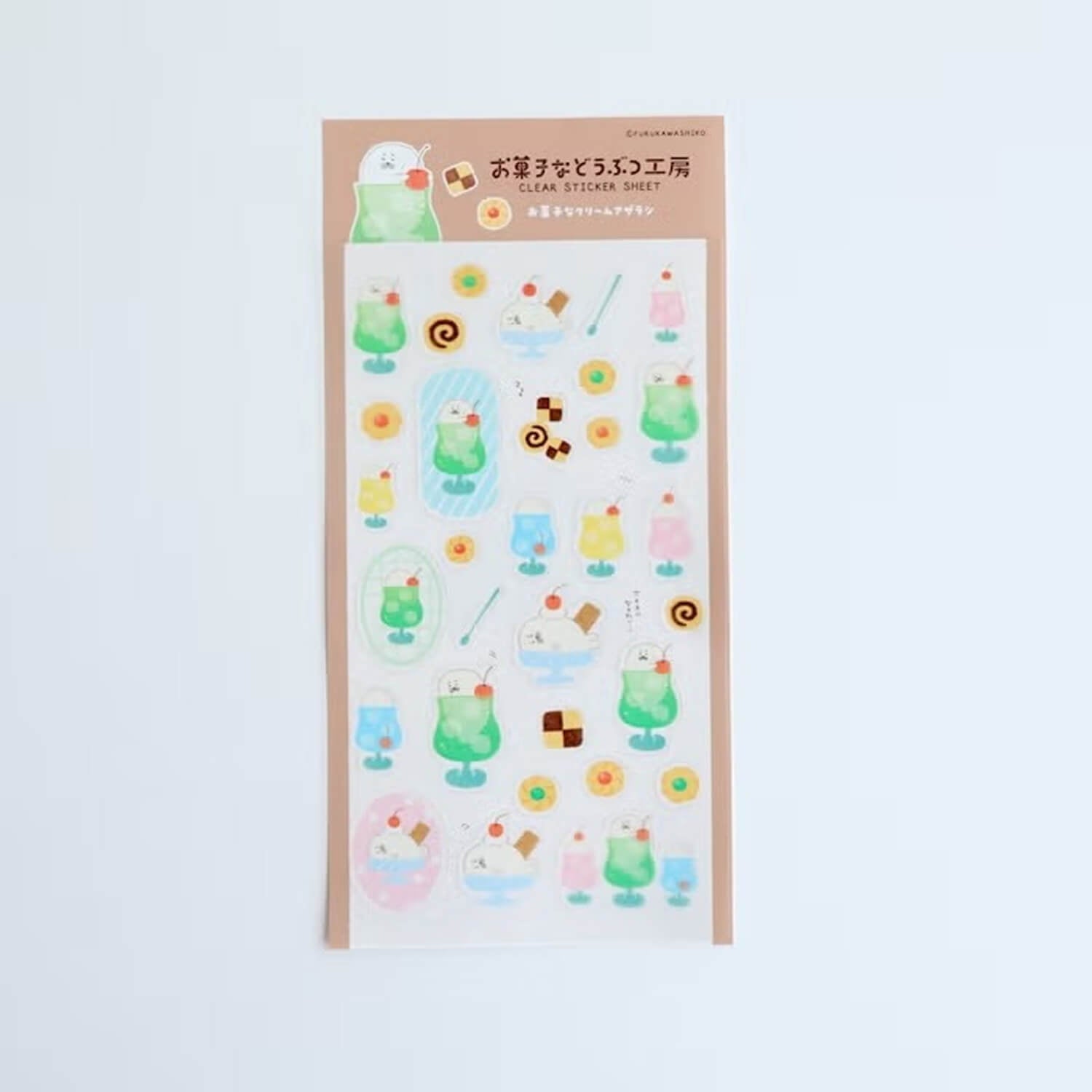 Furukawashiko Clear Sticker Sheet – Cream Seal