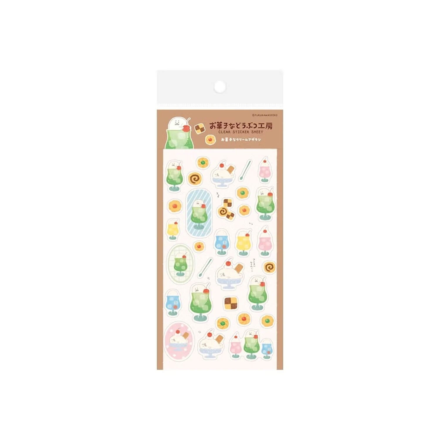 Furukawashiko Clear Sticker Sheet – Cream Seal