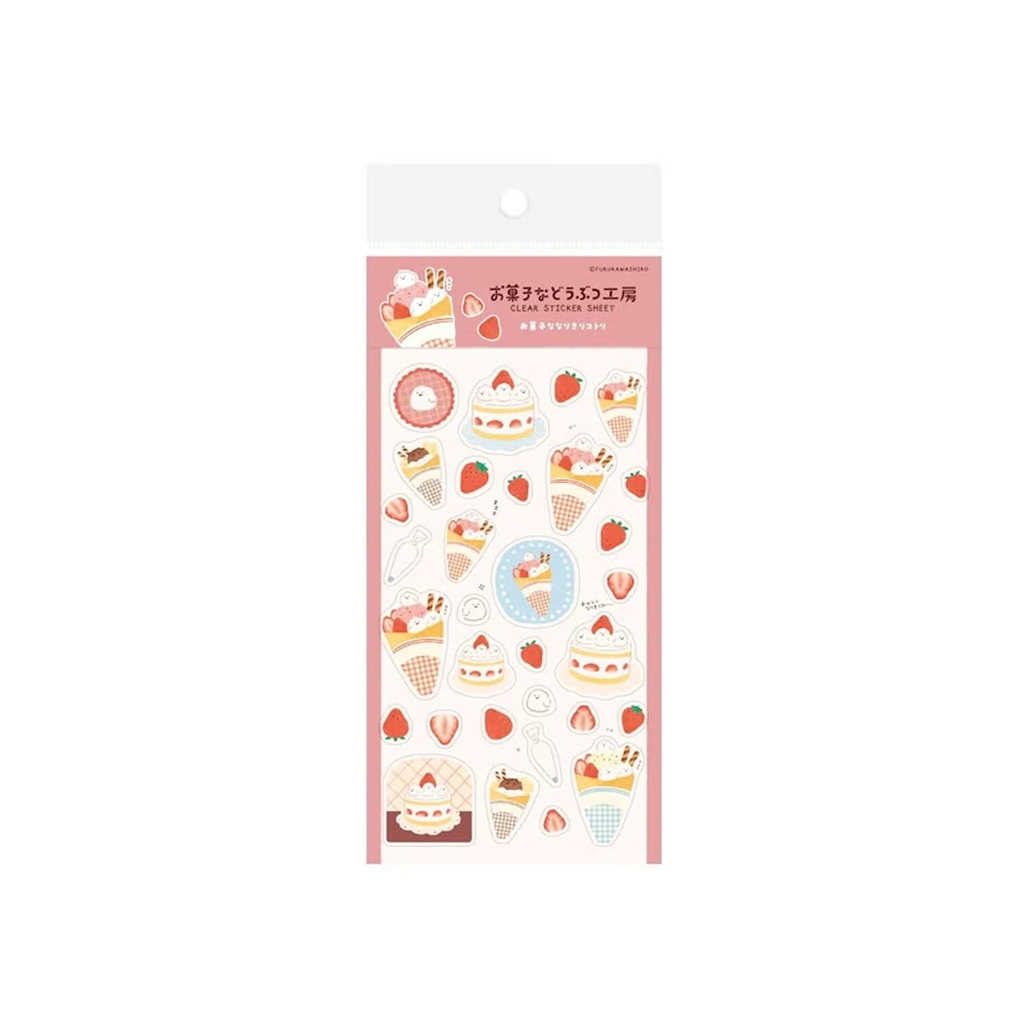 Furukawashiko Clear Sticker Sheet – Dress-Up Little Birds