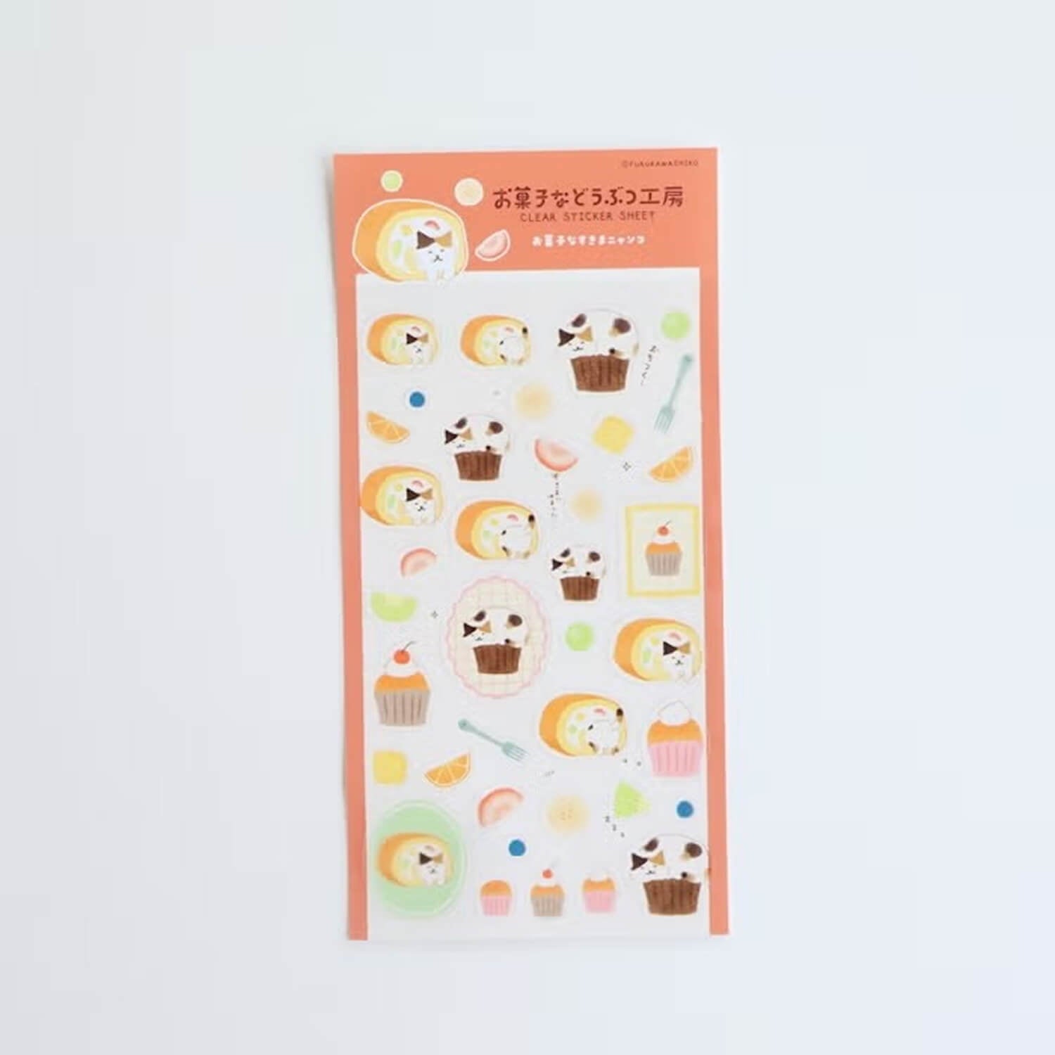 Furukawashiko Clear Sticker Sheet – Peeking Cat