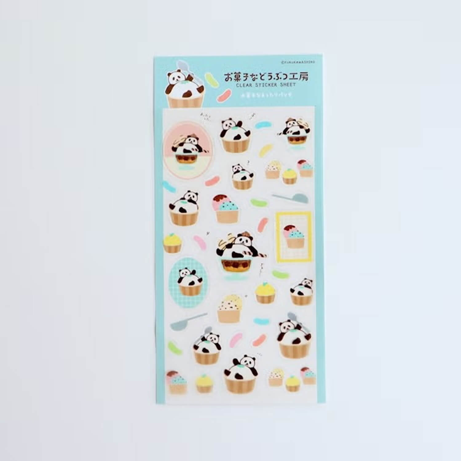 Furukawashiko Clear Sticker Sheet – Relaxing Panda
