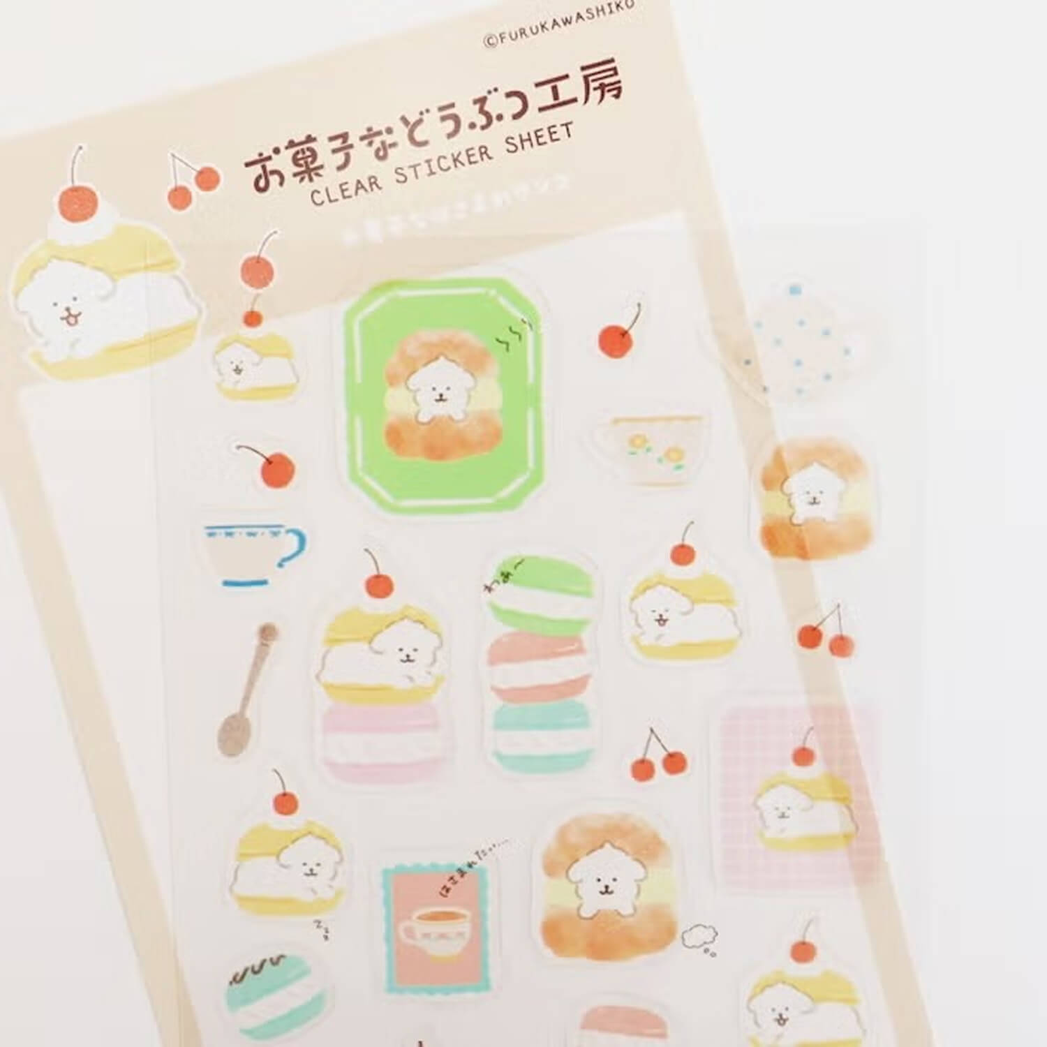 Furukawashiko Clear Sticker Sheet – Sandwiched Dog