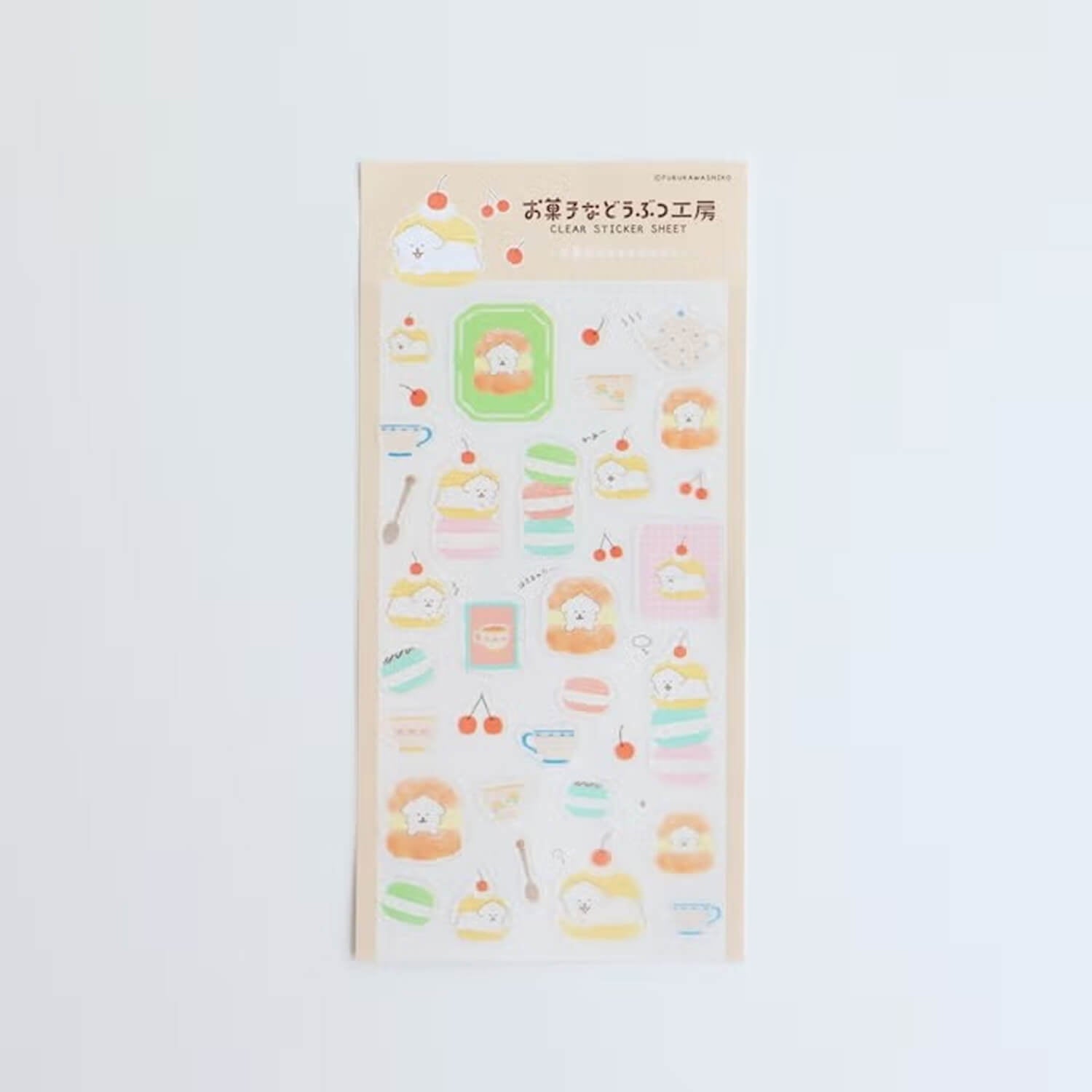Furukawashiko Clear Sticker Sheet – Sandwiched Dog