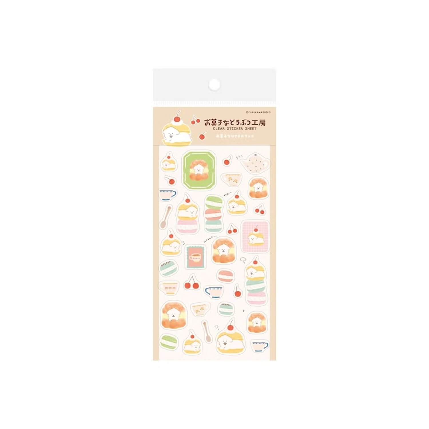 Furukawashiko Clear Sticker Sheet – Sandwiched Dog
