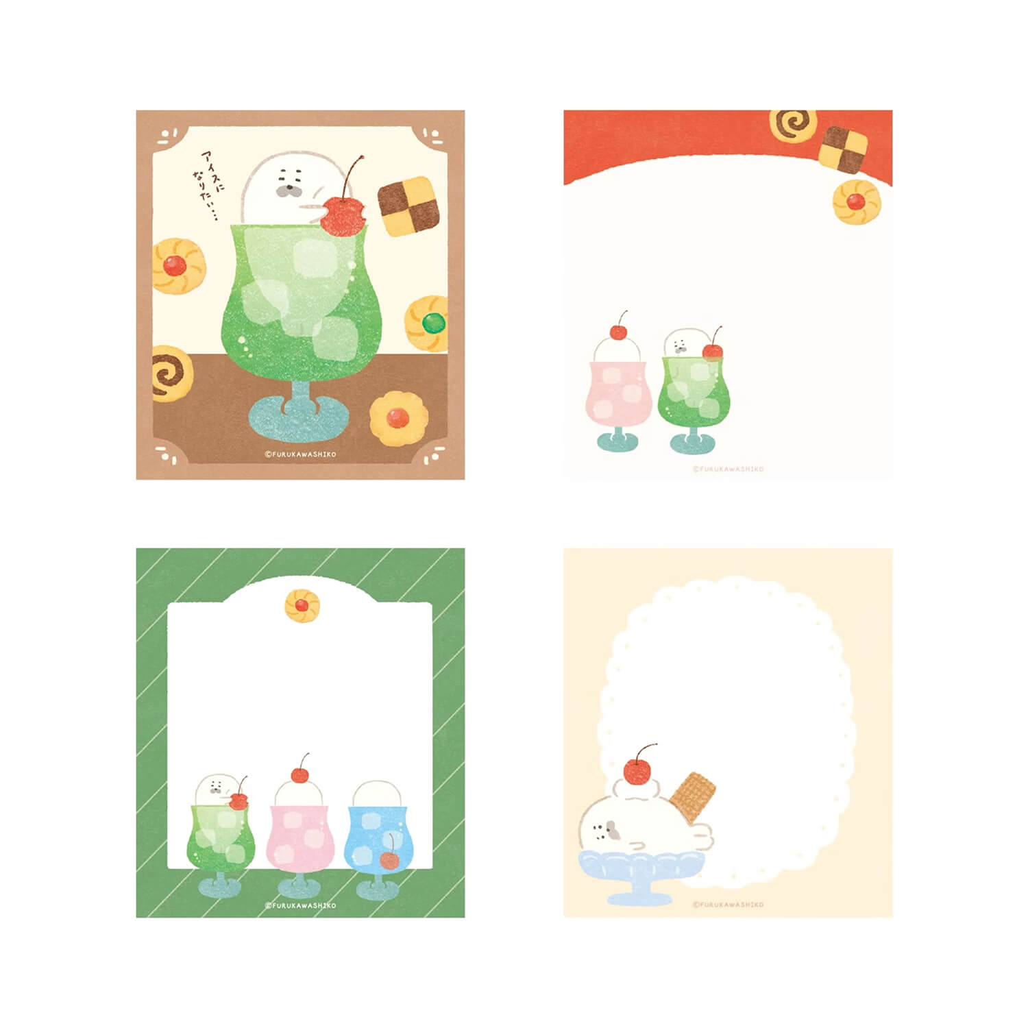 Furukawashiko Memo Pad – Cream Seal