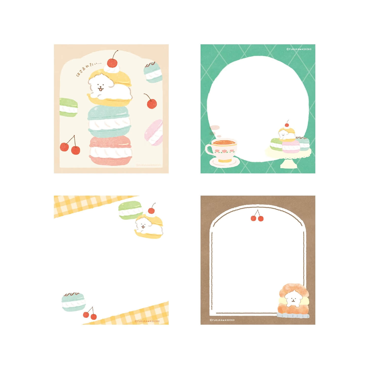 Furukawashiko Memo Pad – Sandwiched Dog
