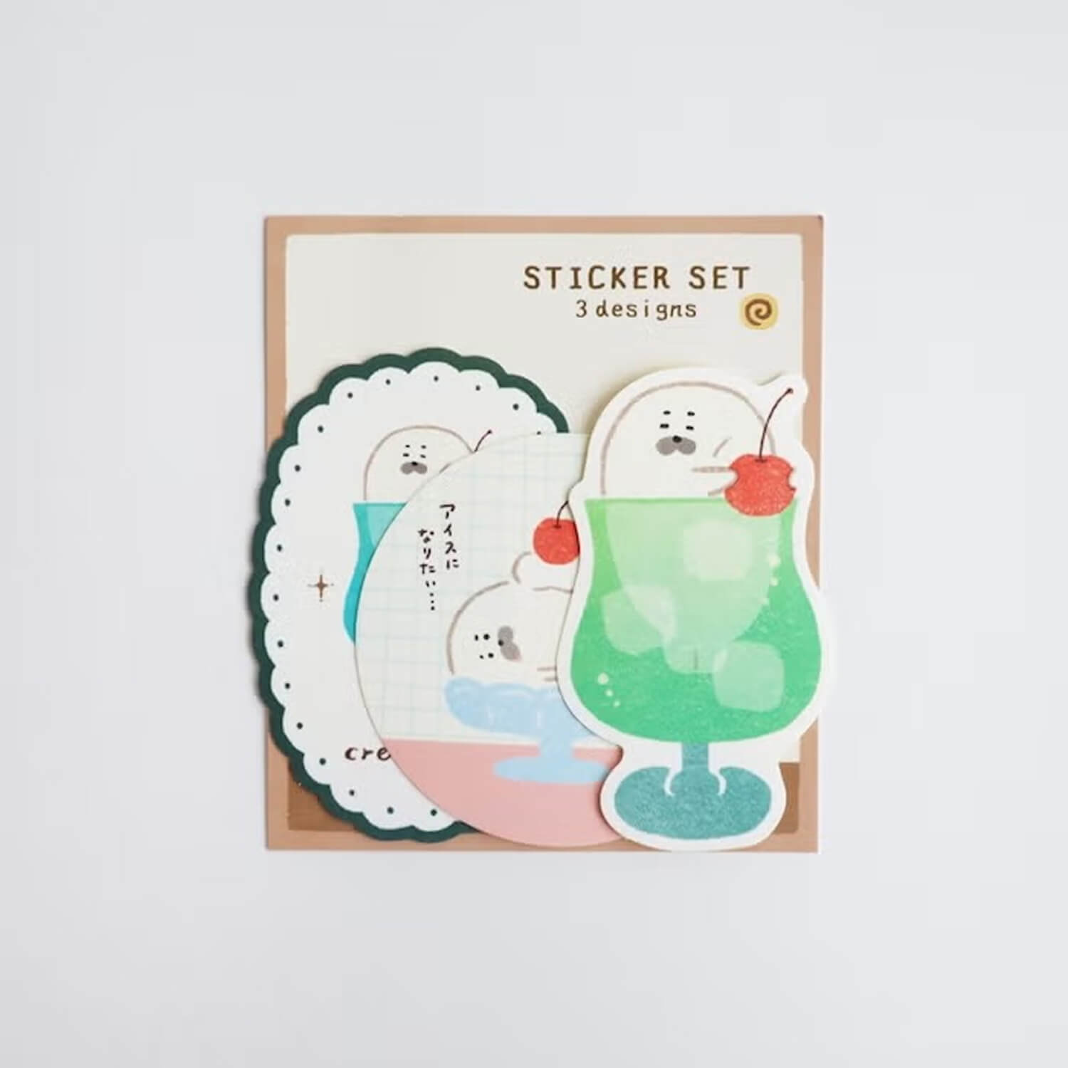 Furukawashiko Sticker Set – Cream Seal