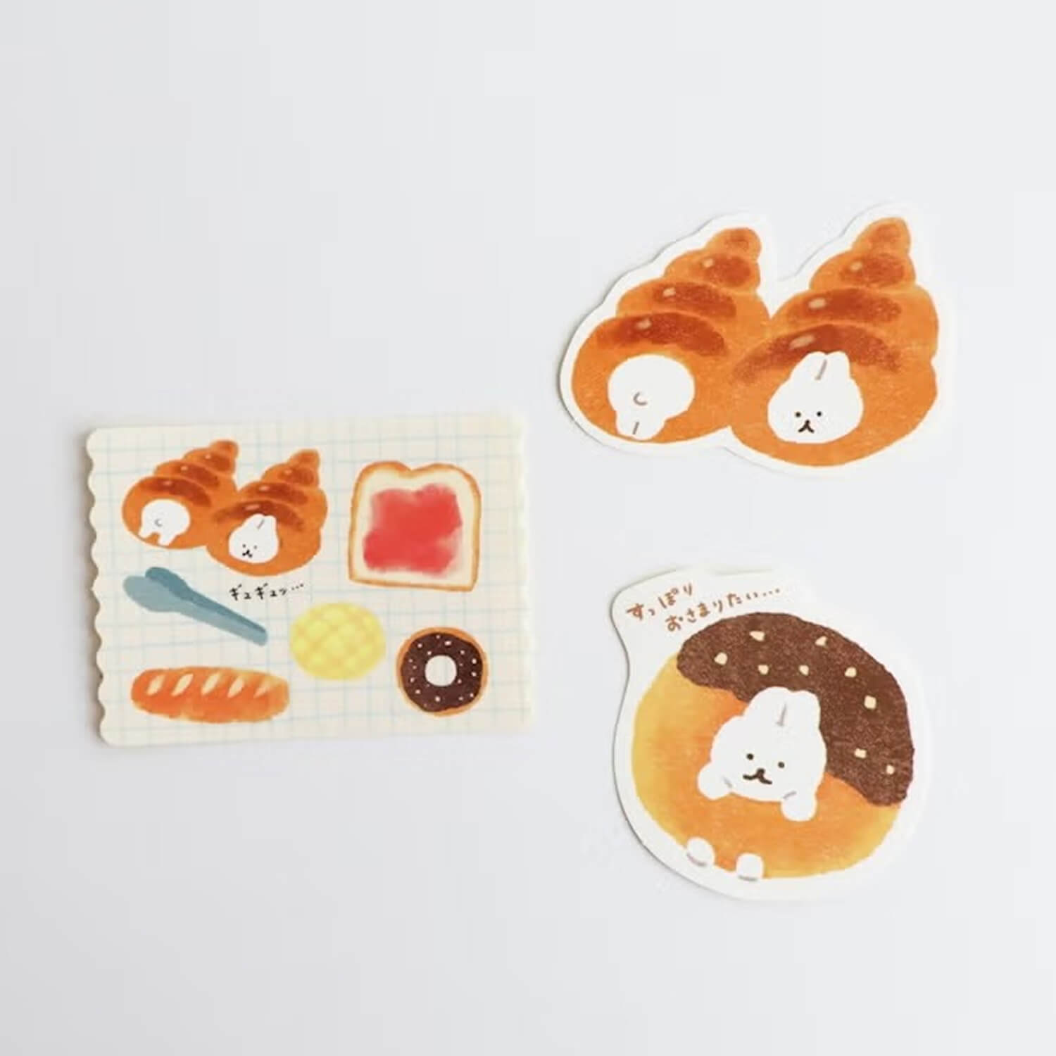 Furukawashiko Sticker Set – Tucked-In Rabbit