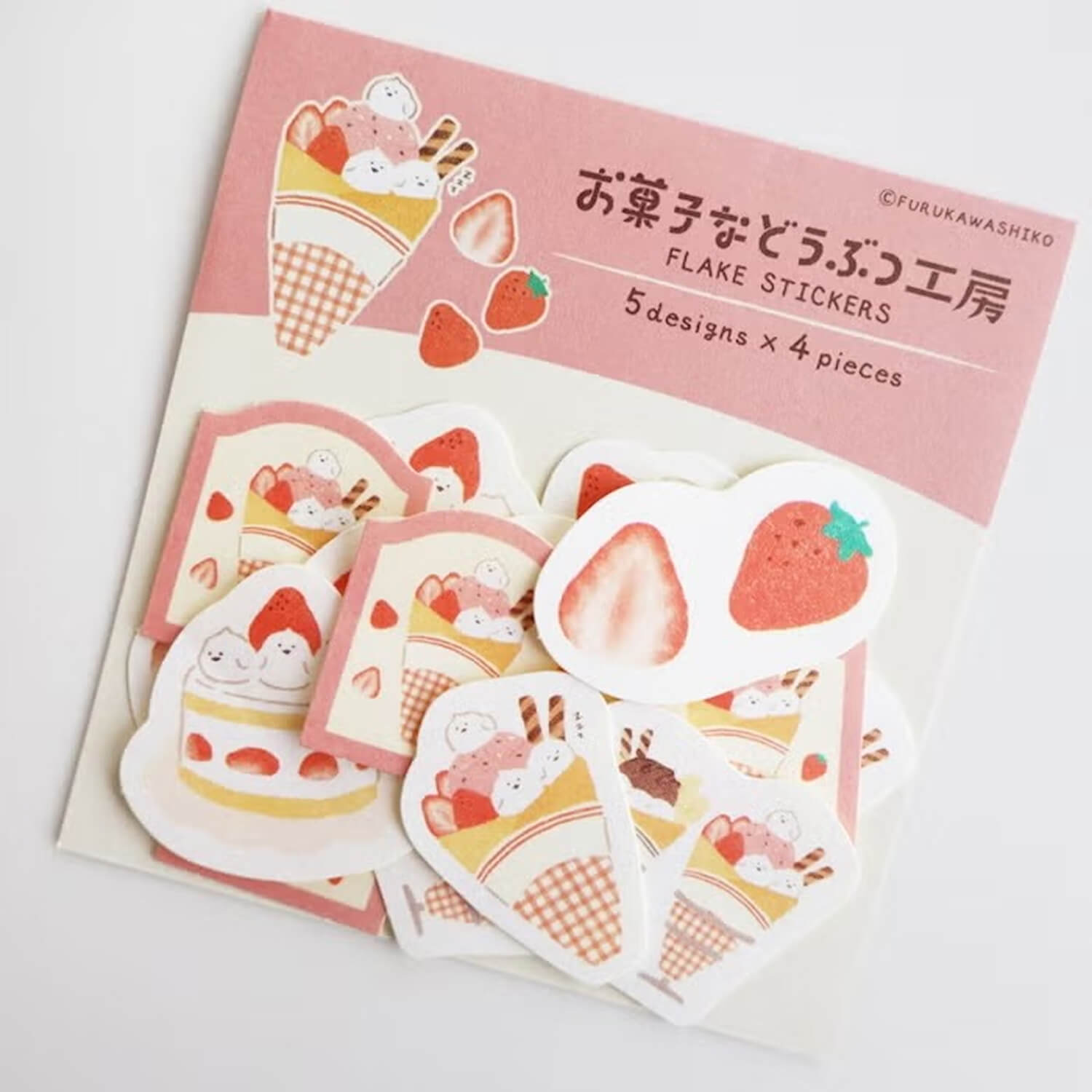 Furukawashiko Washi Flake Stickers – Dress-Up Little Birds