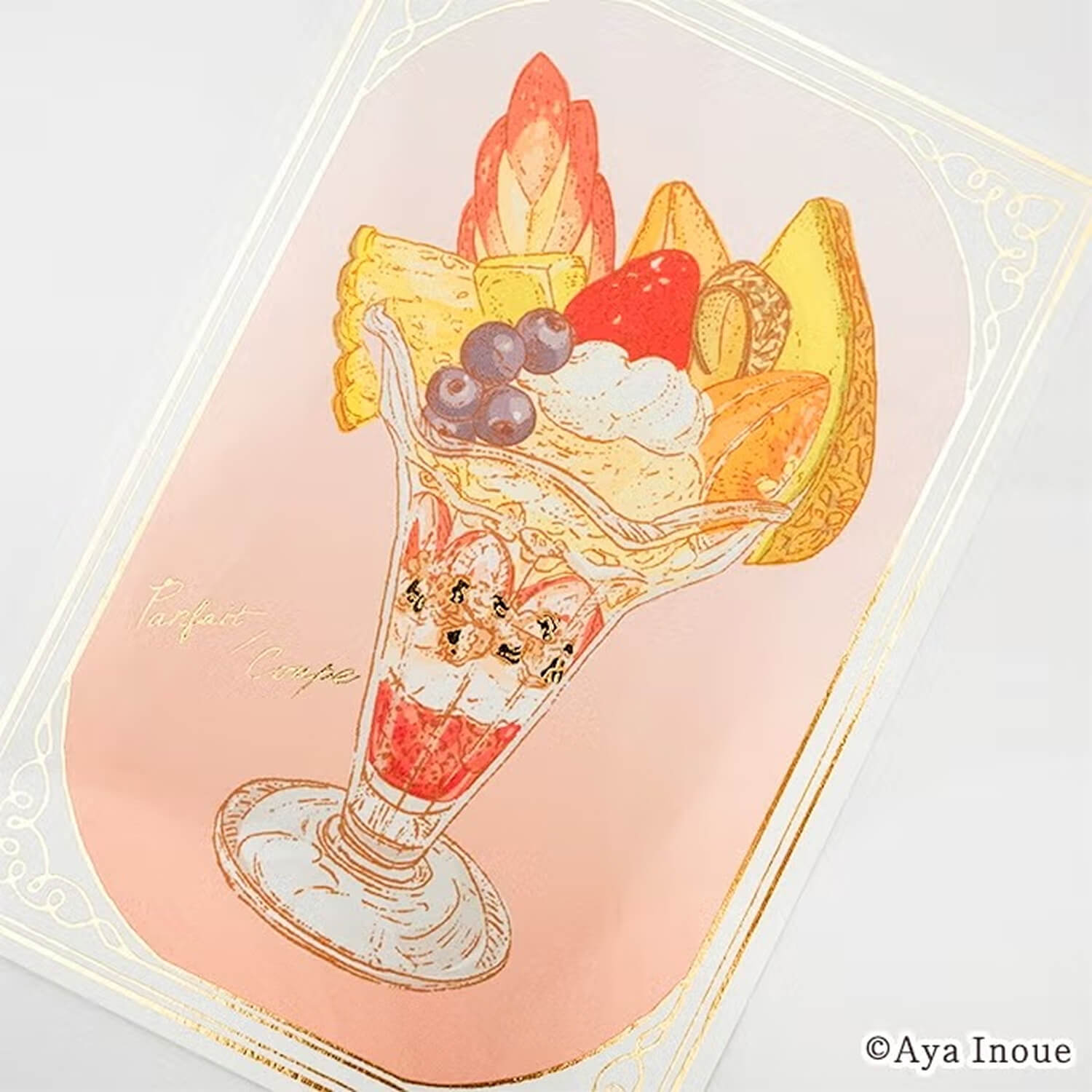 Furukawashiko × Aya Inoue Foil Postcard – Parfait