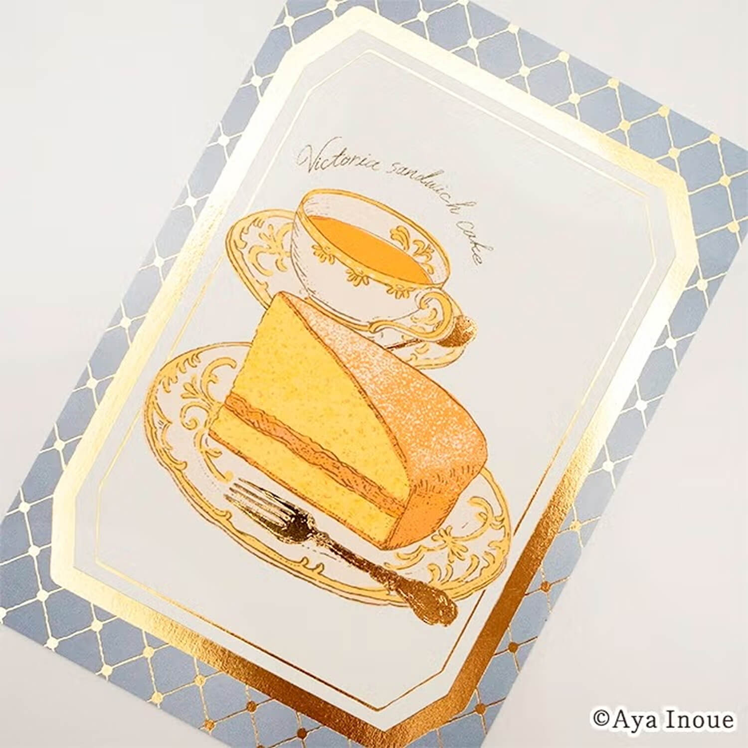 Furukawashiko × Aya Inoue Foil Postcard – Victoria Cake