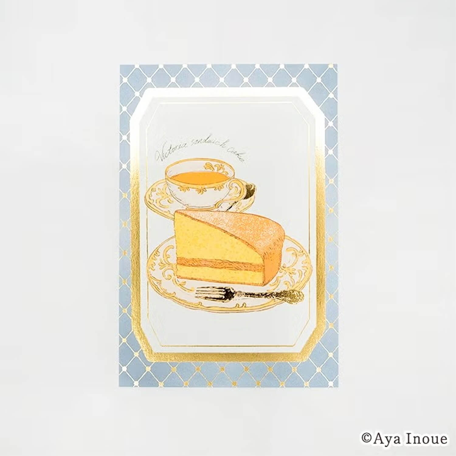 Furukawashiko × Aya Inoue Foil Postcard – Victoria Cake