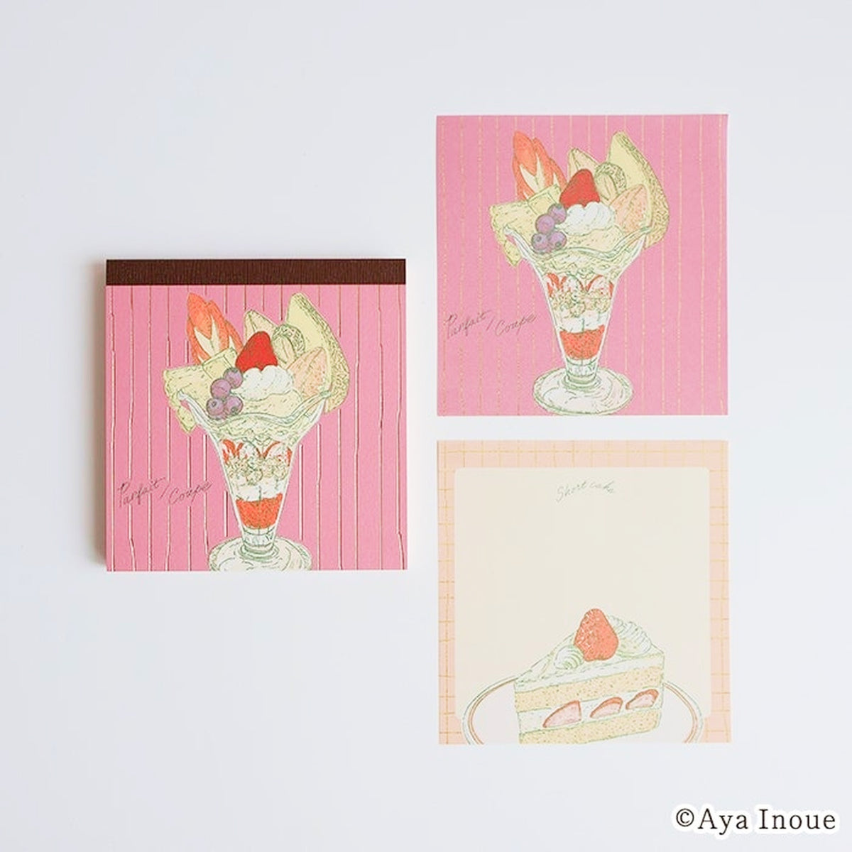 Furukawashiko x Inoue Aya Foil Memo Pad – Parfait