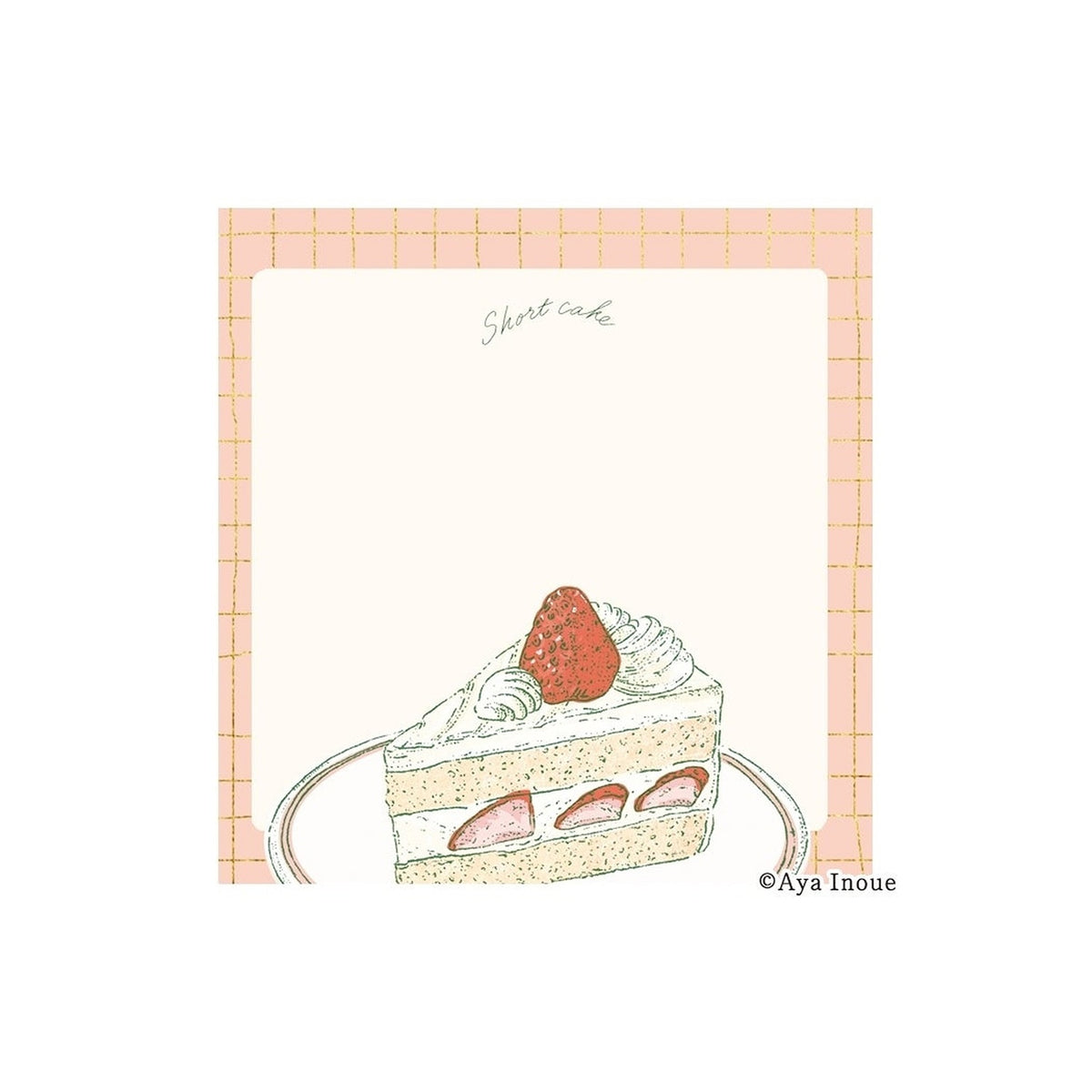 Furukawashiko x Inoue Aya Foil Memo Pad – Parfait