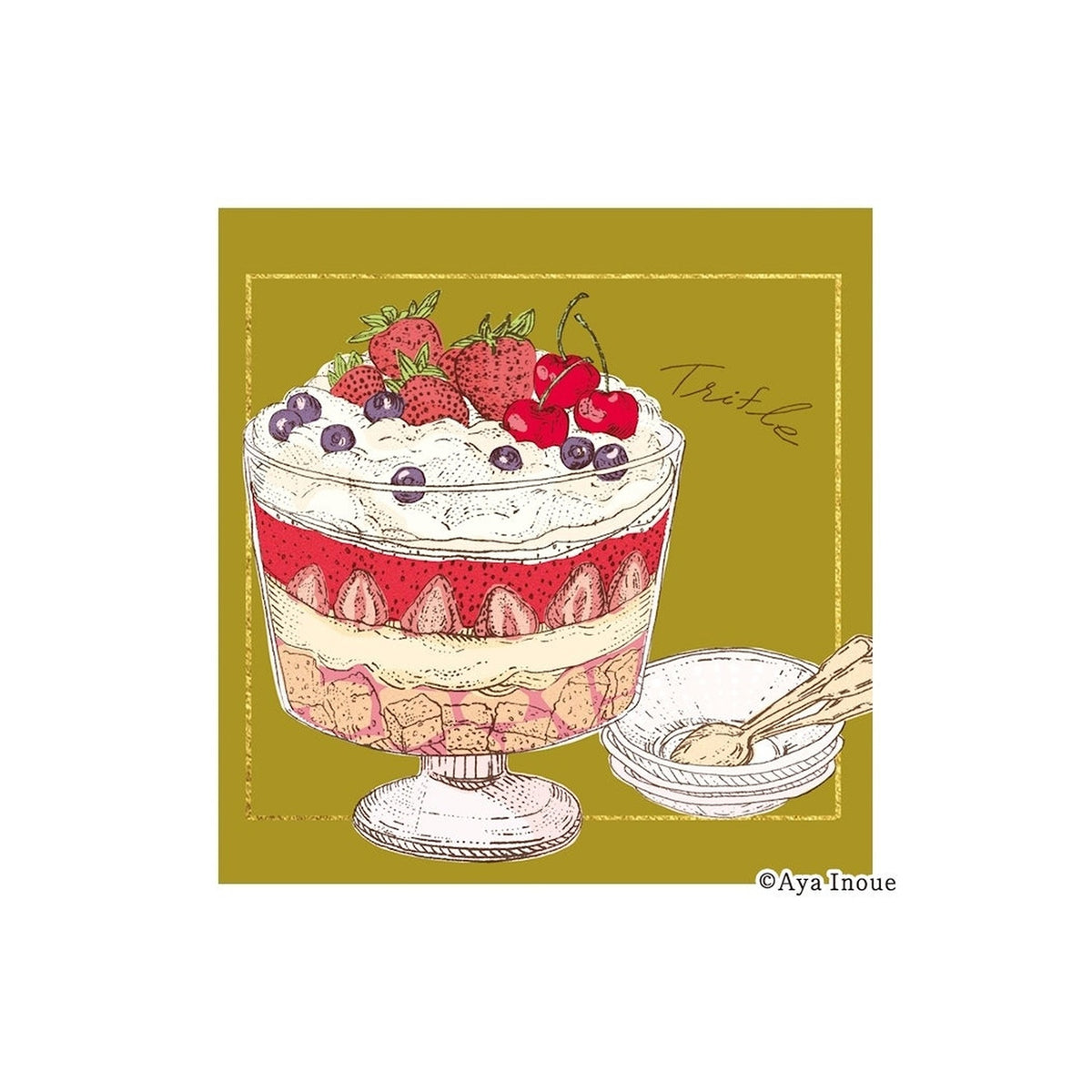 Furukawashiko x Inoue Aya Foil Memo Pad – Trifle