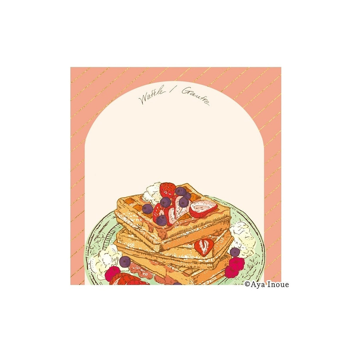 Furukawashiko x Inoue Aya Foil Memo Pad – Trifle