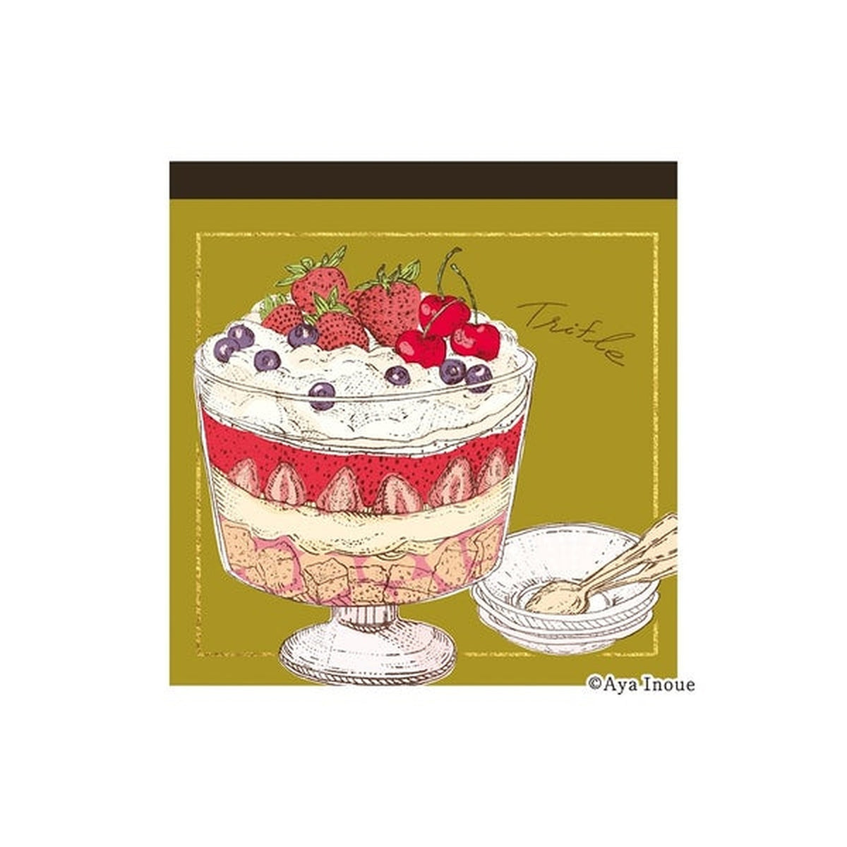 Furukawashiko x Inoue Aya Foil Memo Pad – Trifle