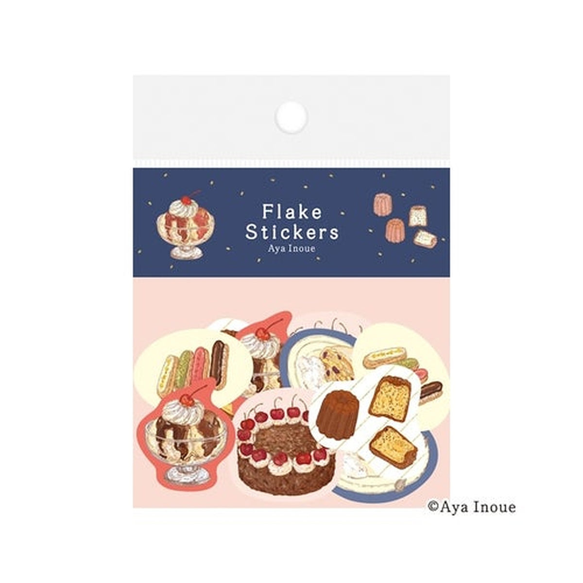 Furukawashiko x Inoue Aya Washi Flake Stickers – Sundae