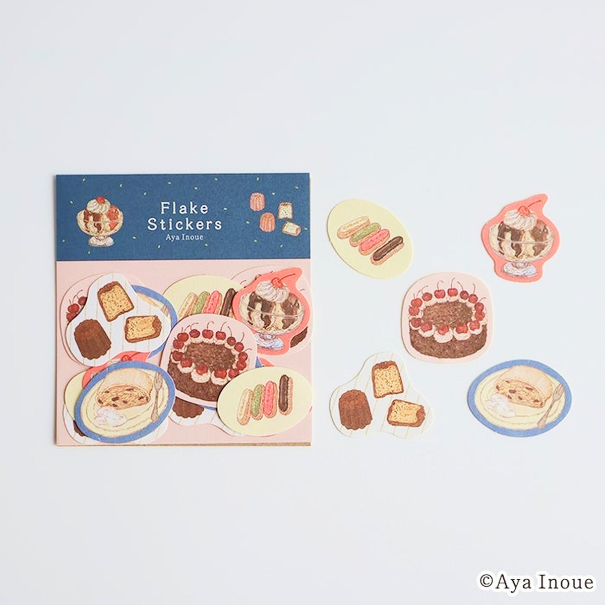 Furukawashiko x Inoue Aya Washi Flake Stickers – Sundae