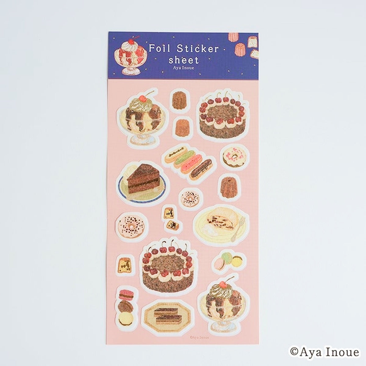 Furukawashiko x Inoue Aya Foil Sticker Sheet – Sundae