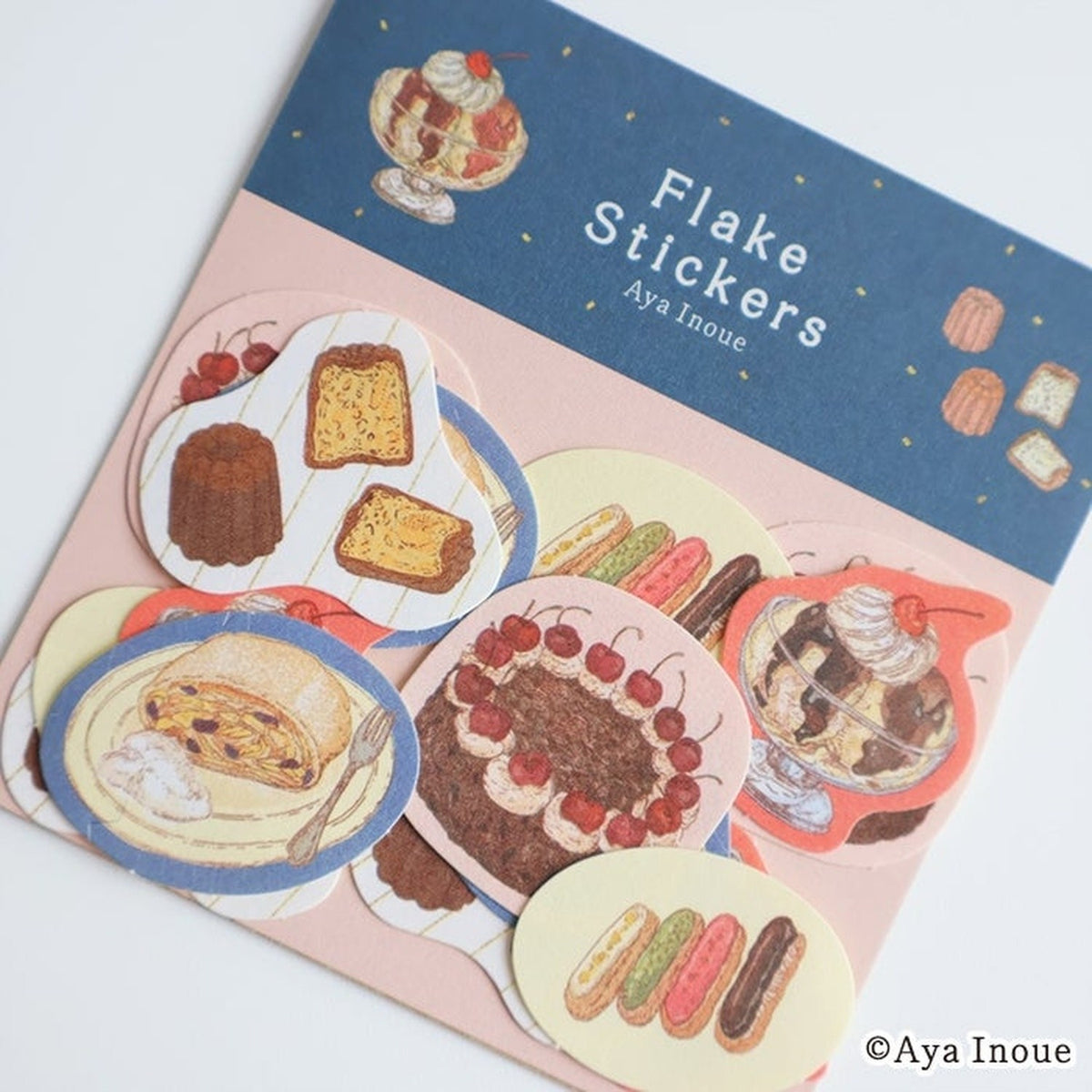 Furukawashiko x Inoue Aya Washi Flake Stickers – Sundae