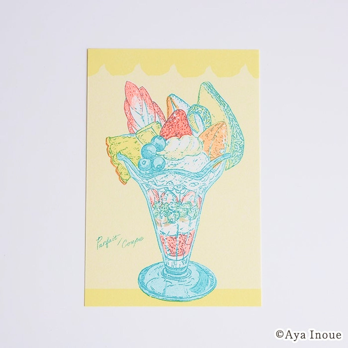 Furukawashiko x Inoue Aya Retro Print Postcard – Parfait