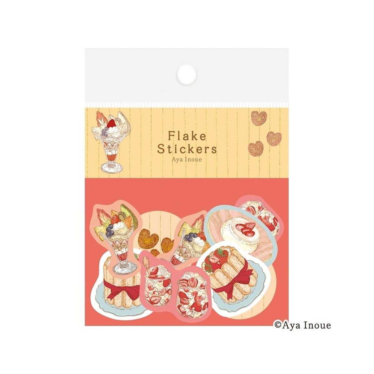Furukawashiko x Inoue Aya Washi Flake Stickers – Parfait