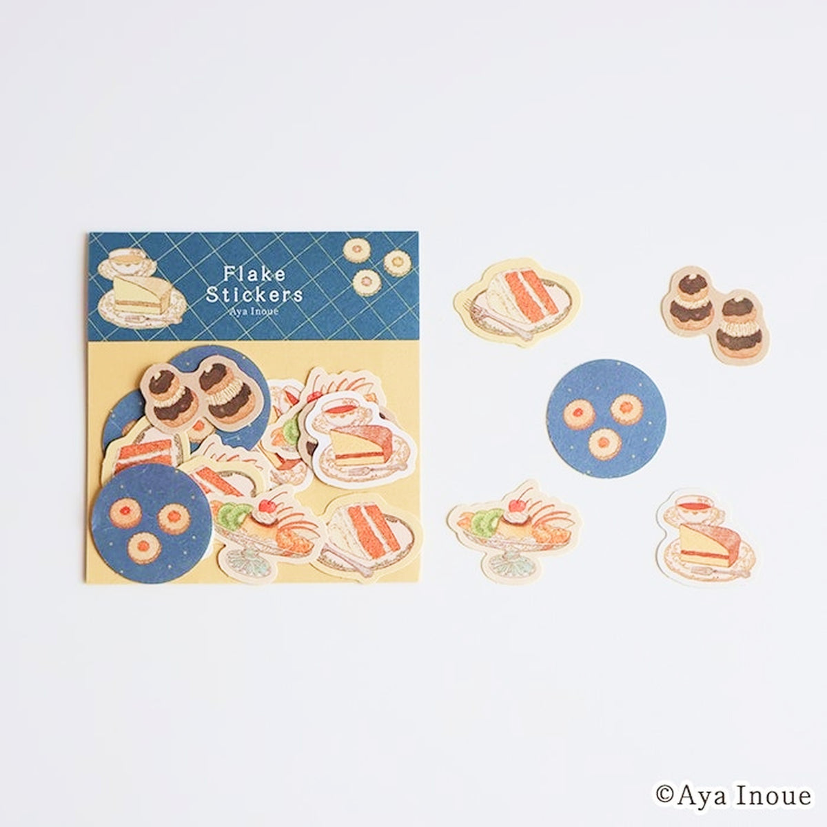 Furukawashiko x Inoue Aya Washi Flake Stickers – Victoria Cake