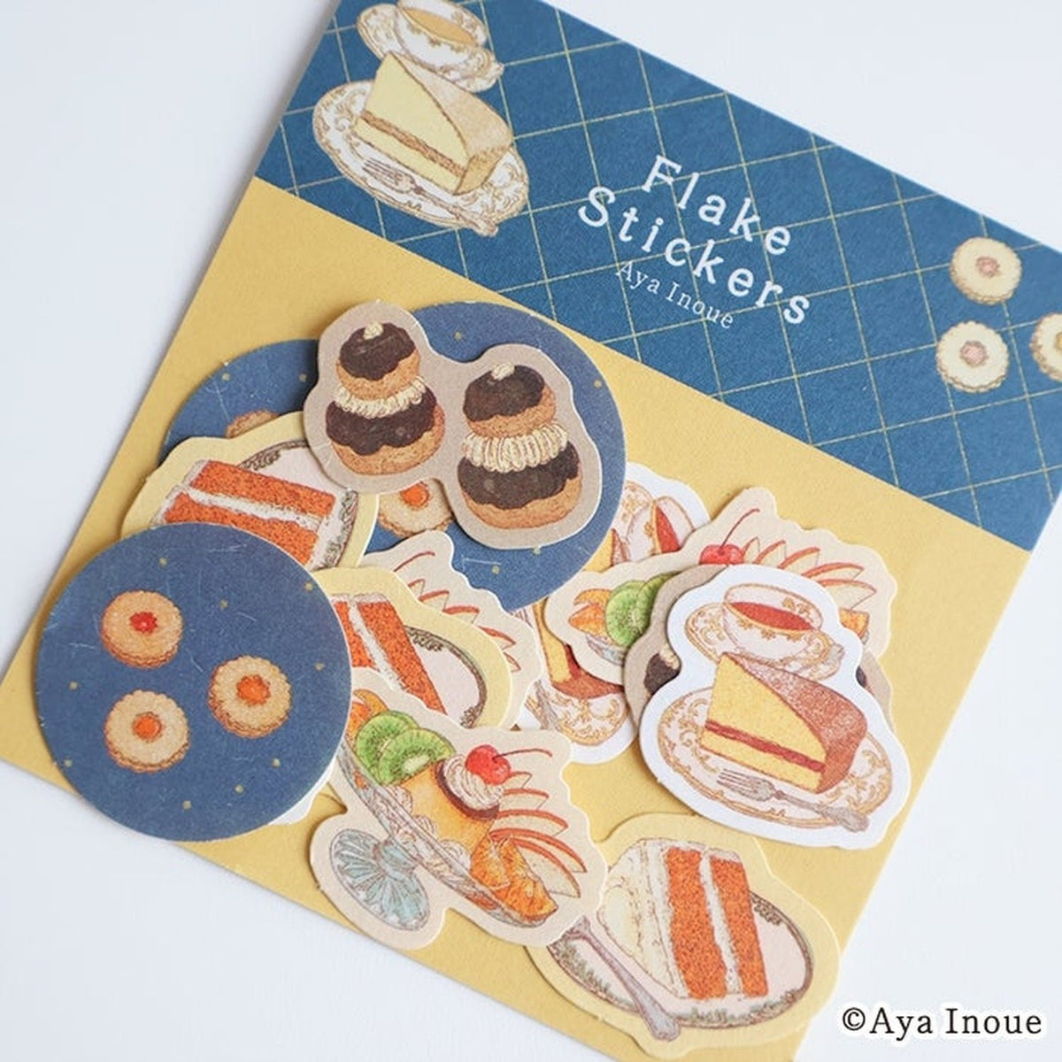 Furukawashiko x Inoue Aya Washi Flake Stickers – Victoria Cake