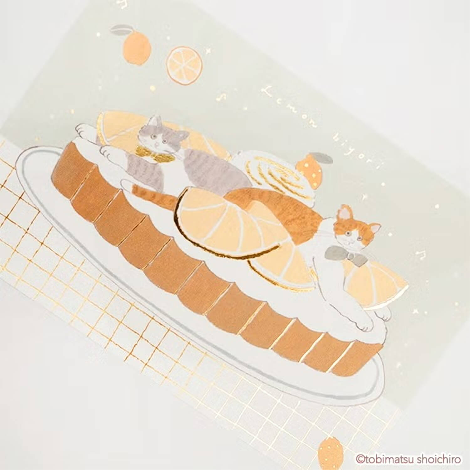 Furukawashiko × Shouichirou Tobimatsu Foil Postcard – Lemon Tart