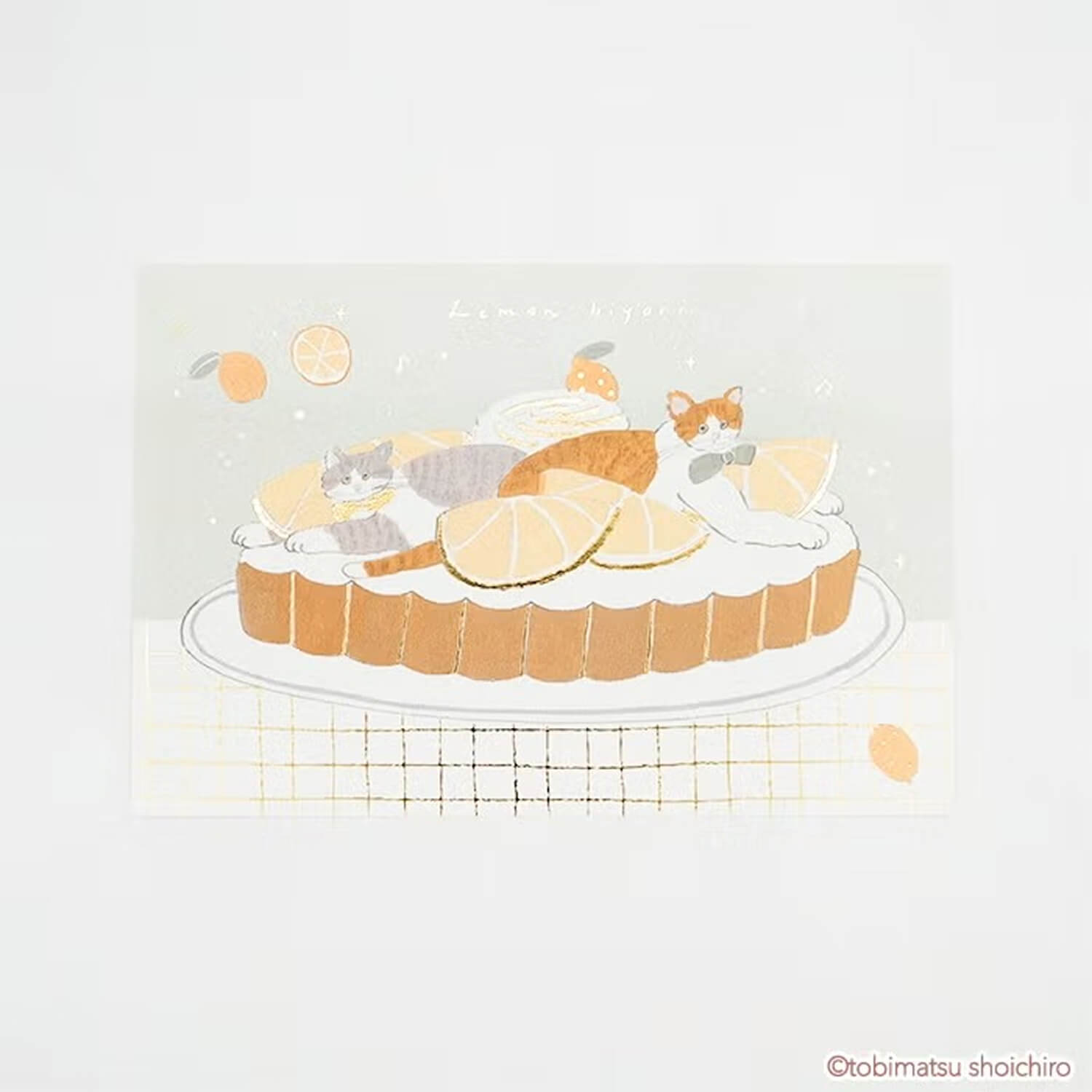 Furukawashiko × Shouichirou Tobimatsu Foil Postcard – Lemon Tart