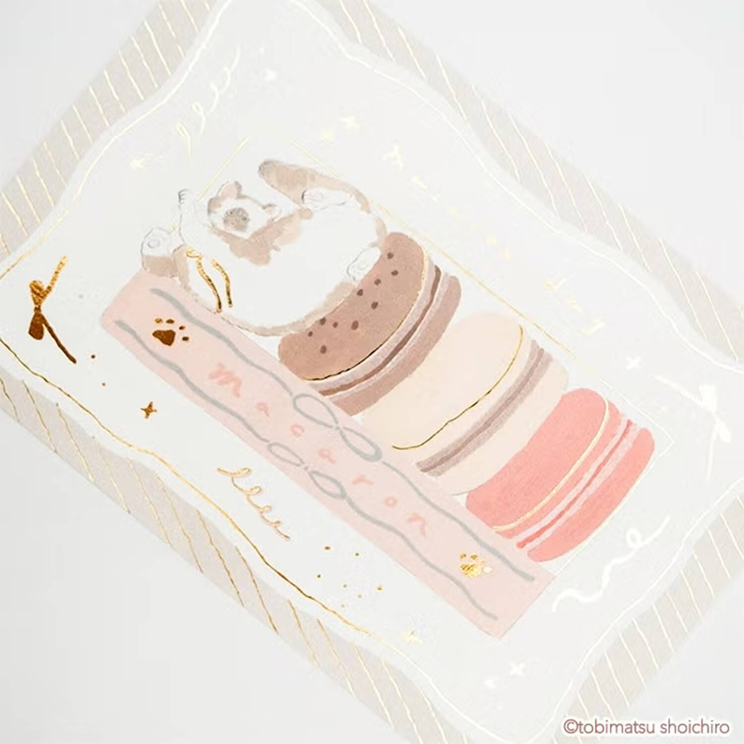 Furukawashiko × Shouichirou Tobimatsu Foil Postcard – Macaron