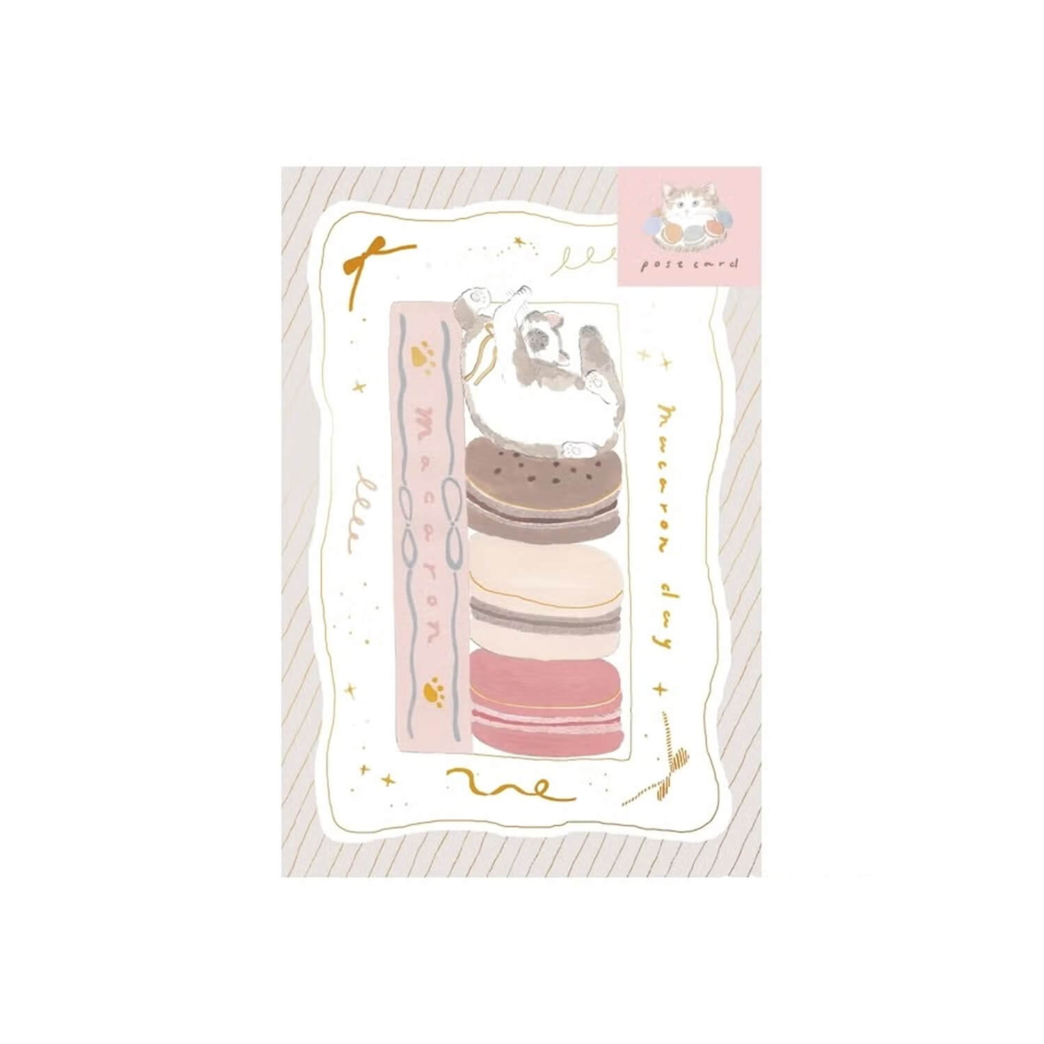 Furukawashiko × Shouichirou Tobimatsu Foil Postcard – Macaron