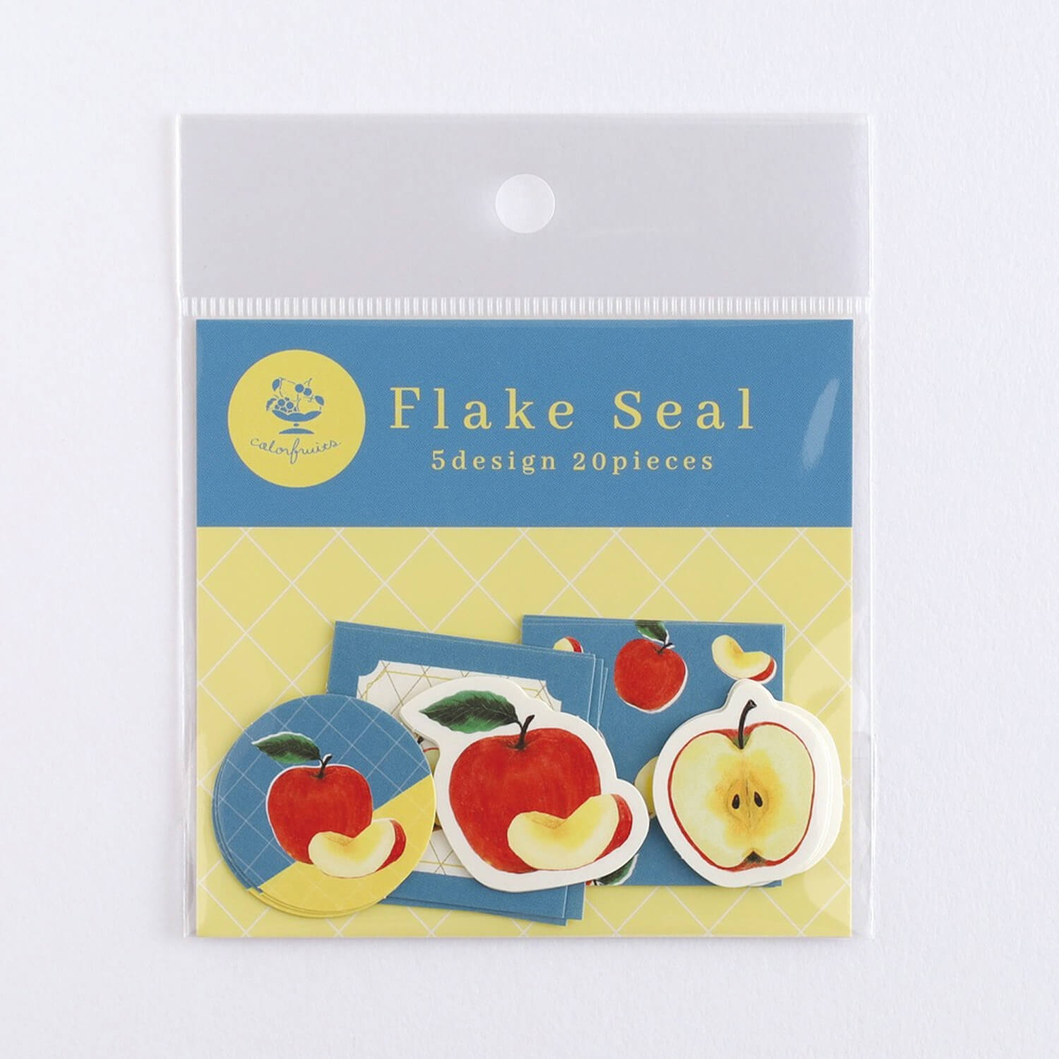 Green Flash Colorfruits Flake Stickers - Apple
