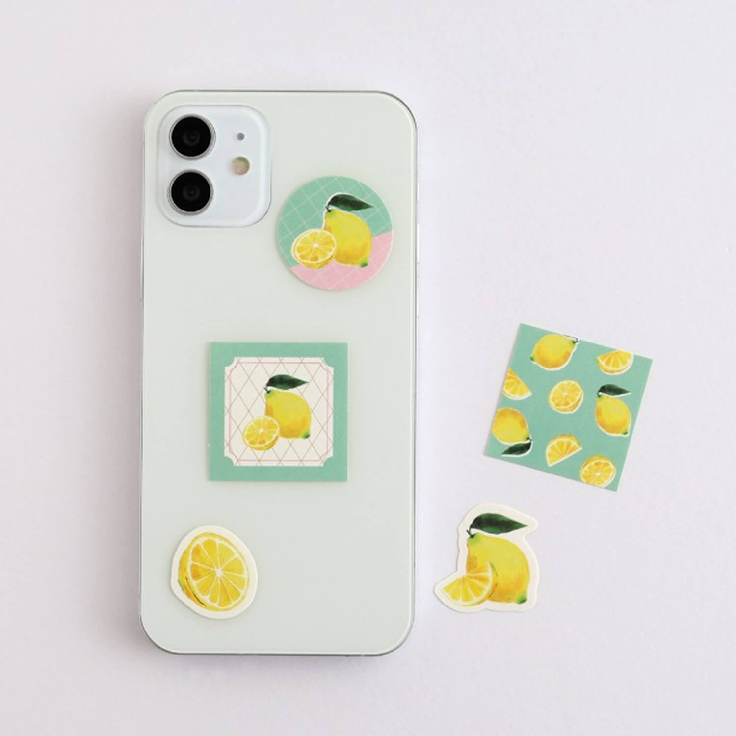 Green Flash Colorfruits Flake Stickers - Lemon
