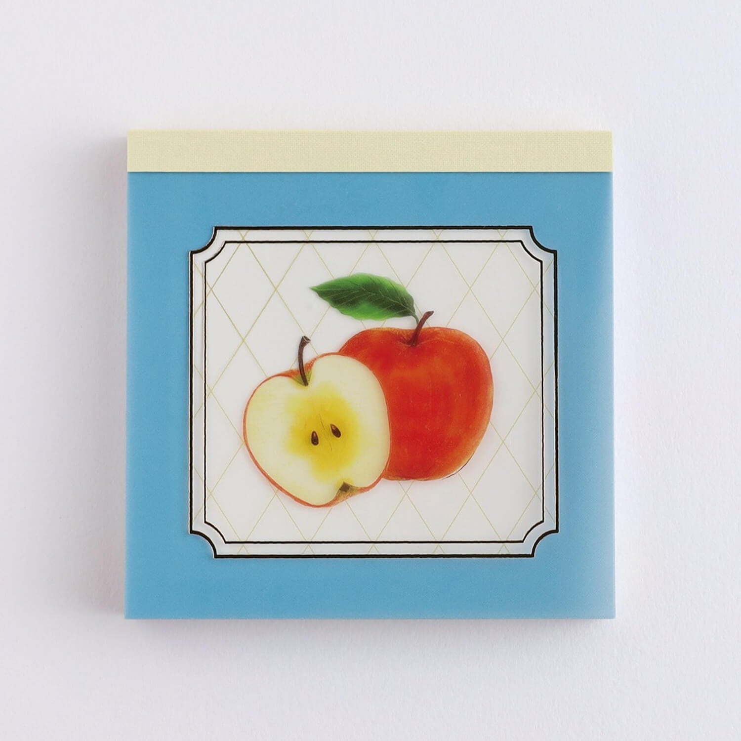 Green Flash Colorfruits Square Memo Pad - Apple