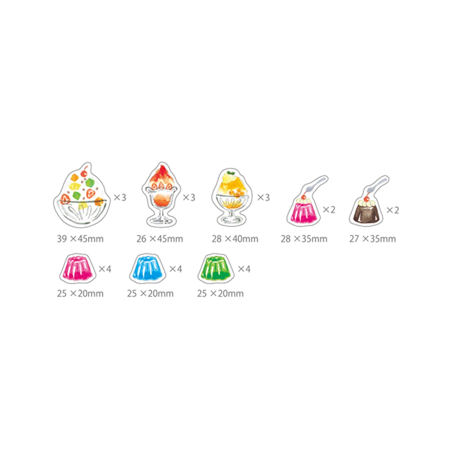 Green Flash Flake Sticker - Sweets